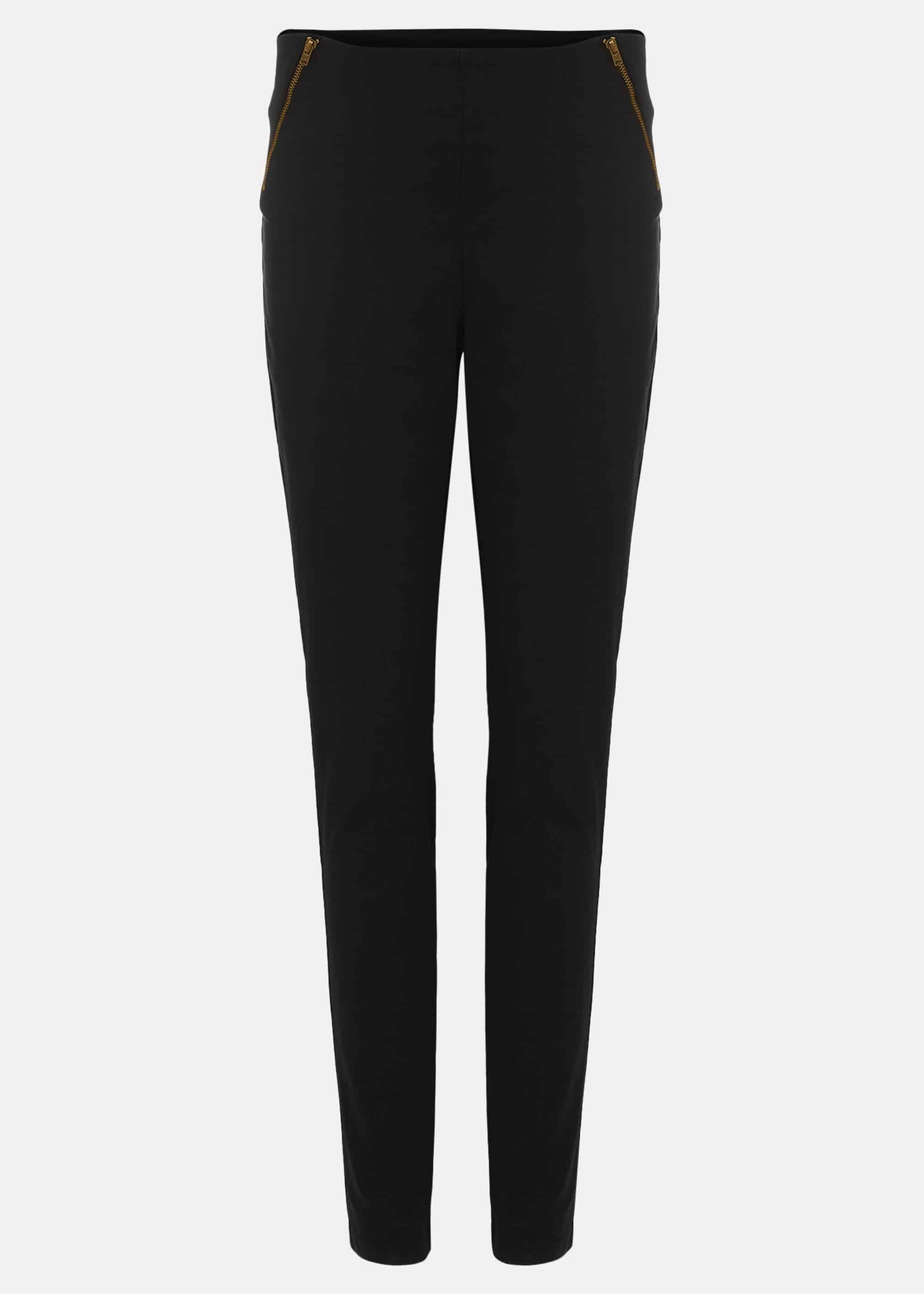 Amina Double Zip Skinny Jeggings