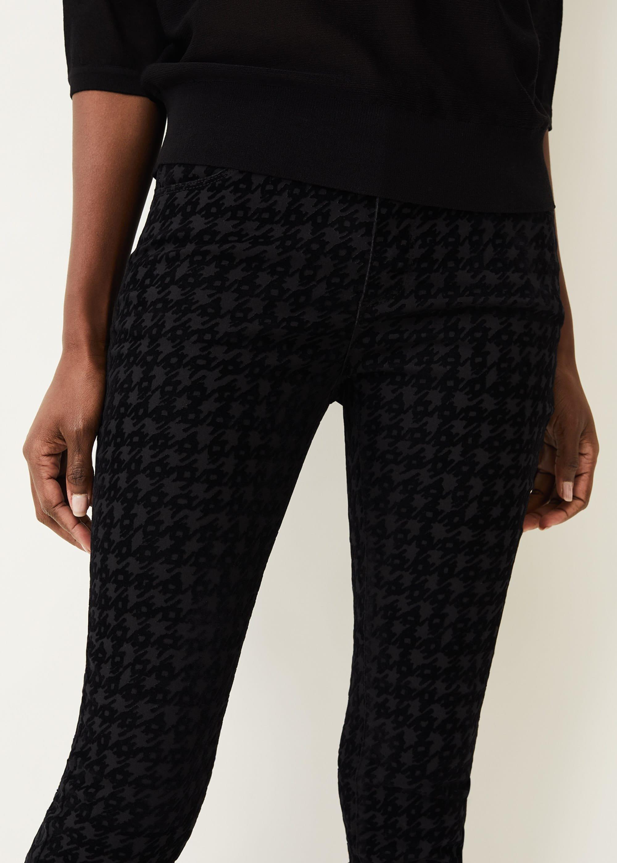 Sabine Dog Tooth Flock Jean