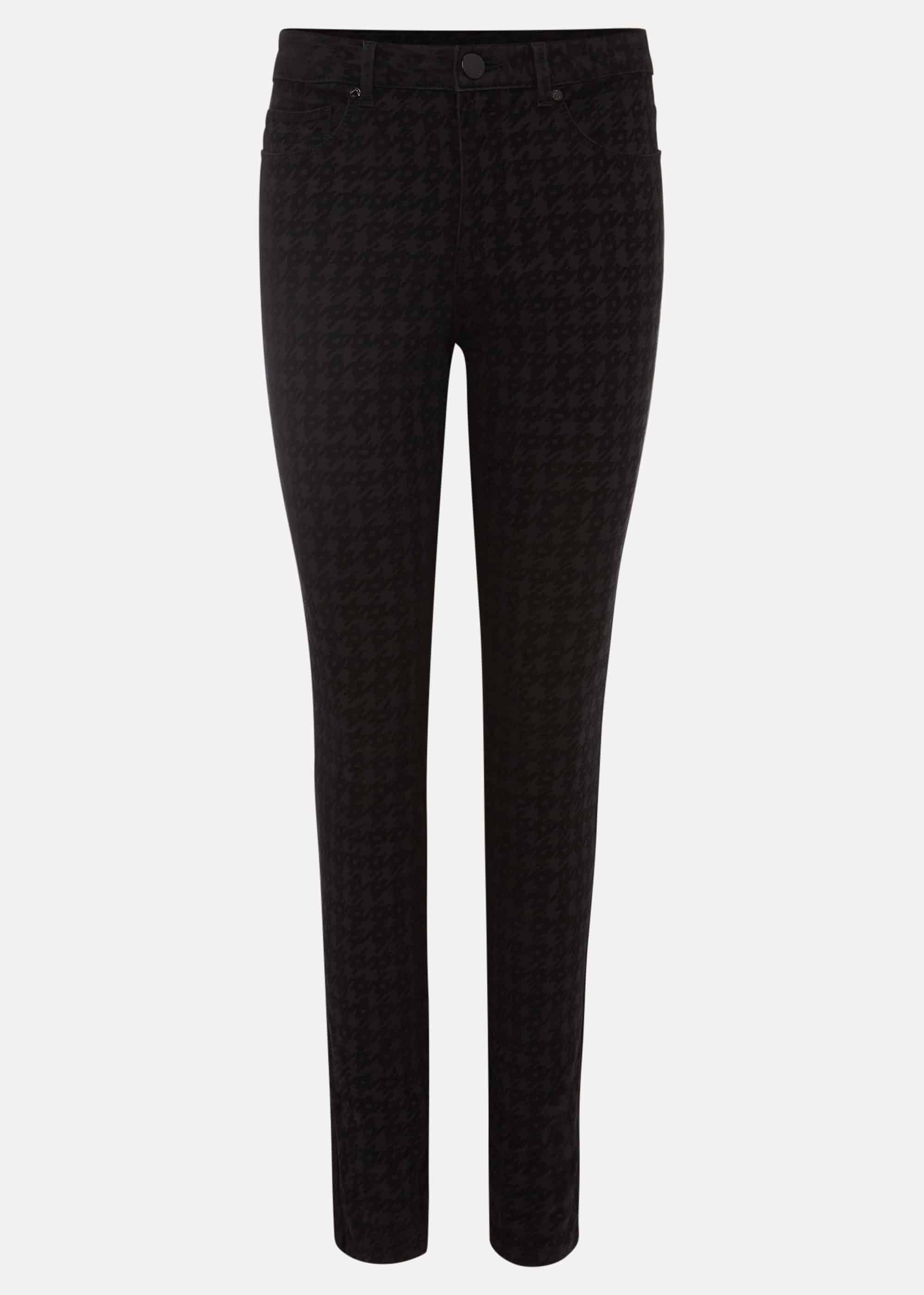 Sabine Dog Tooth Flock Jean
