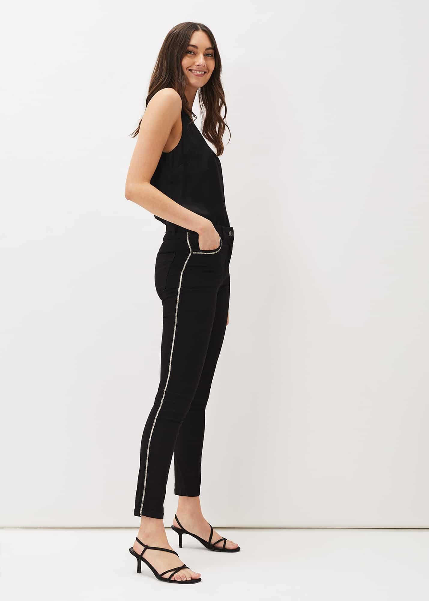 Diamante Trim Jean
