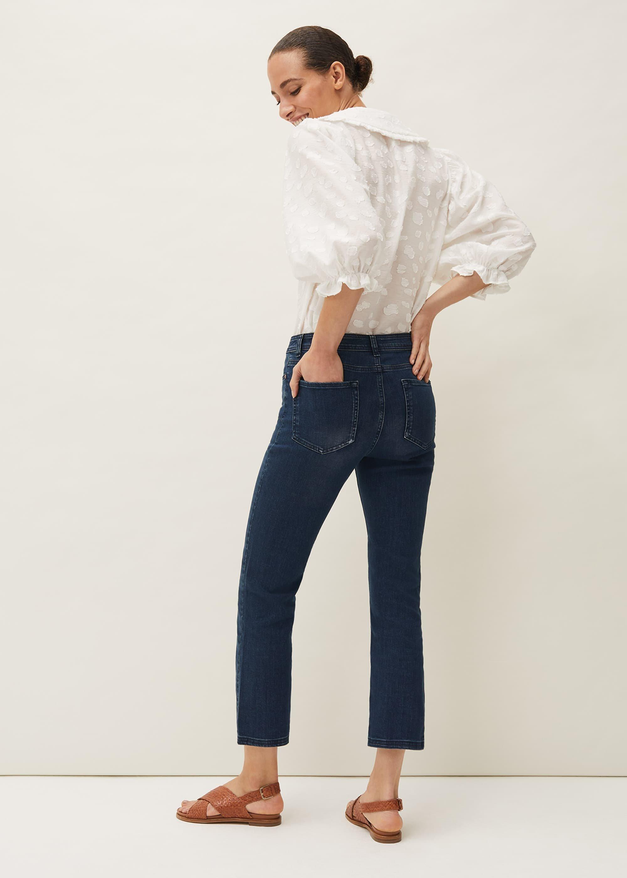 Elsie Cropped Kick Flare Jeans