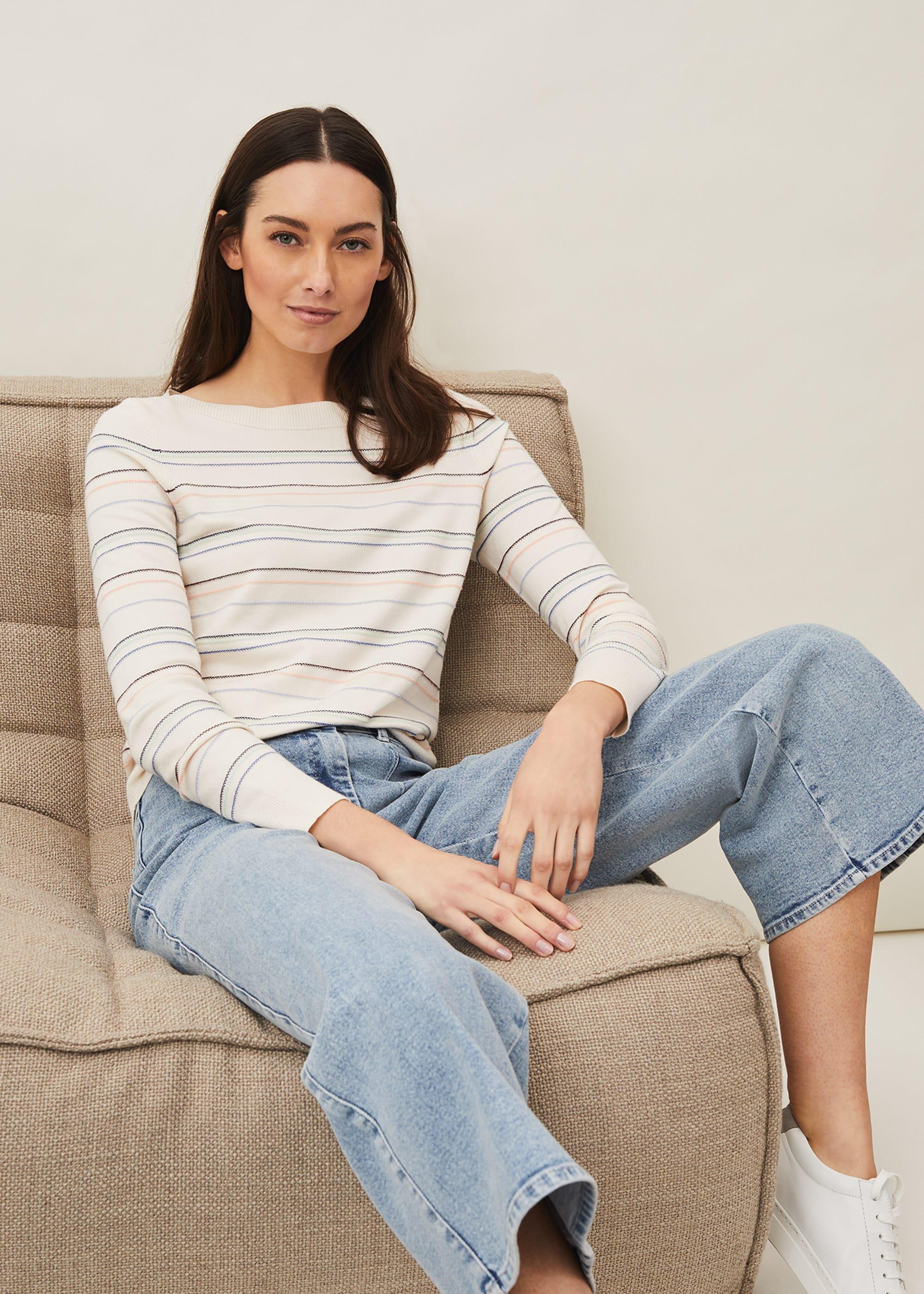 Nora Pale Denim Culotte