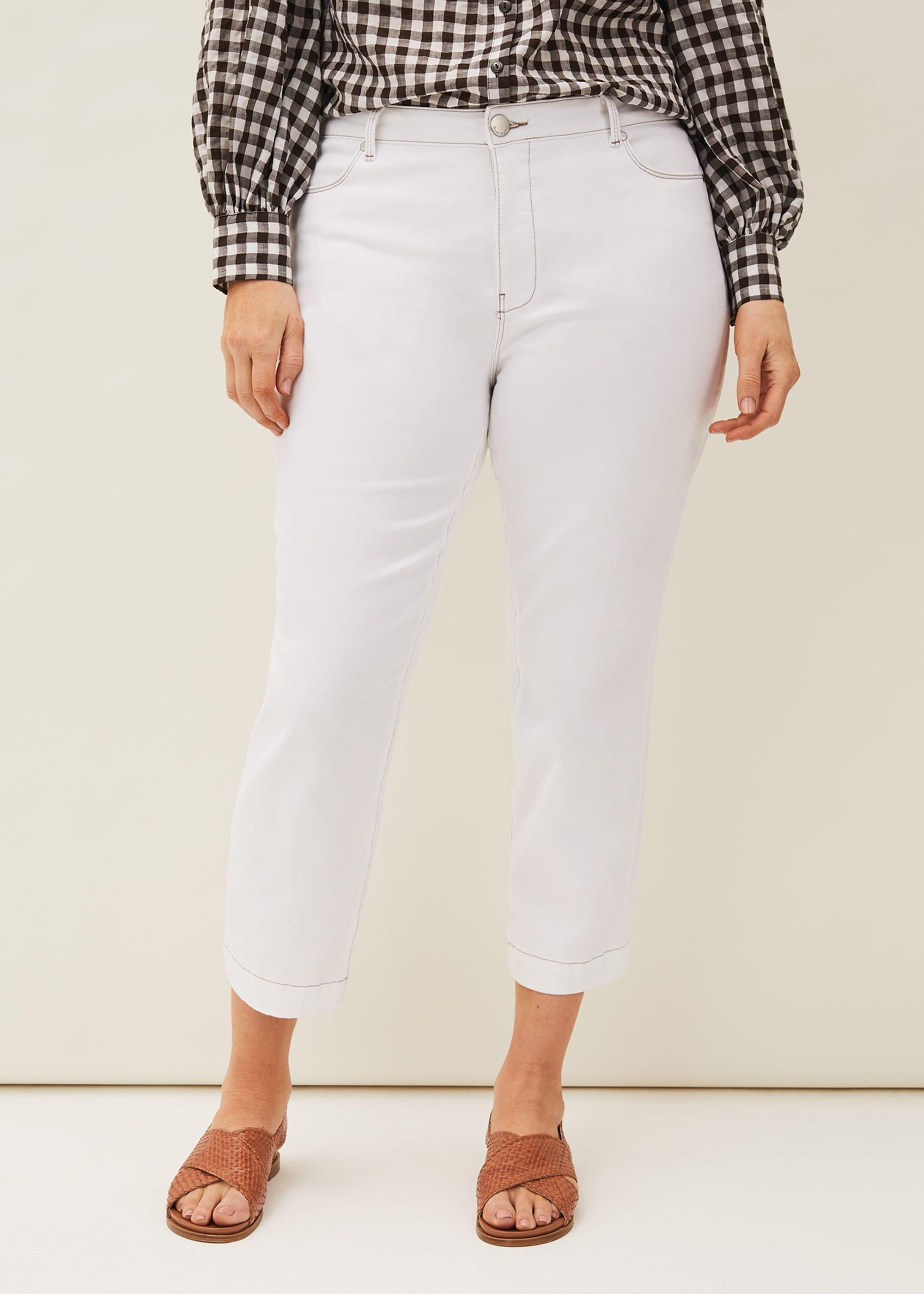 Ramona Cropped Straight Leg Jean