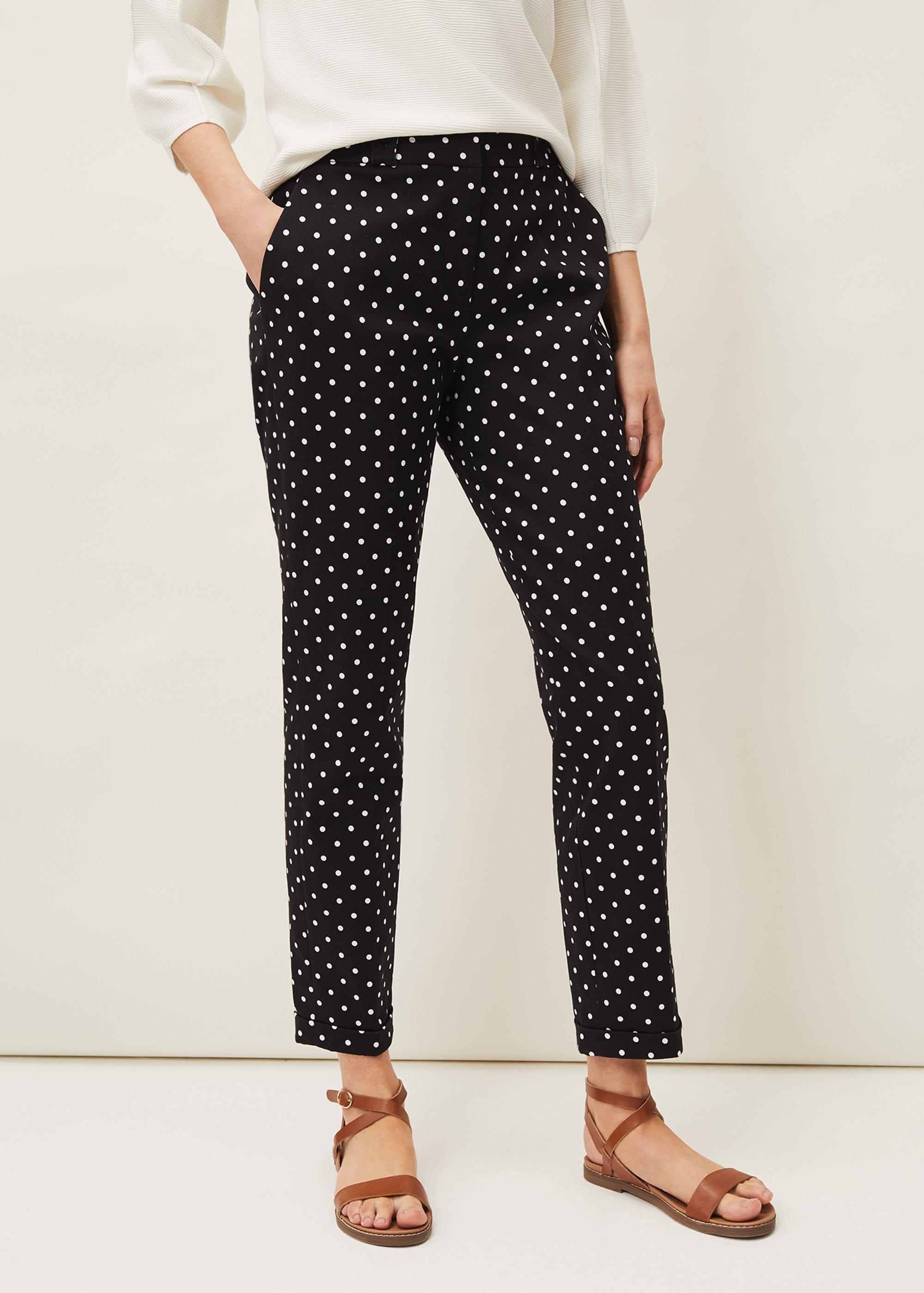 Bea Spot Tapered Trouser