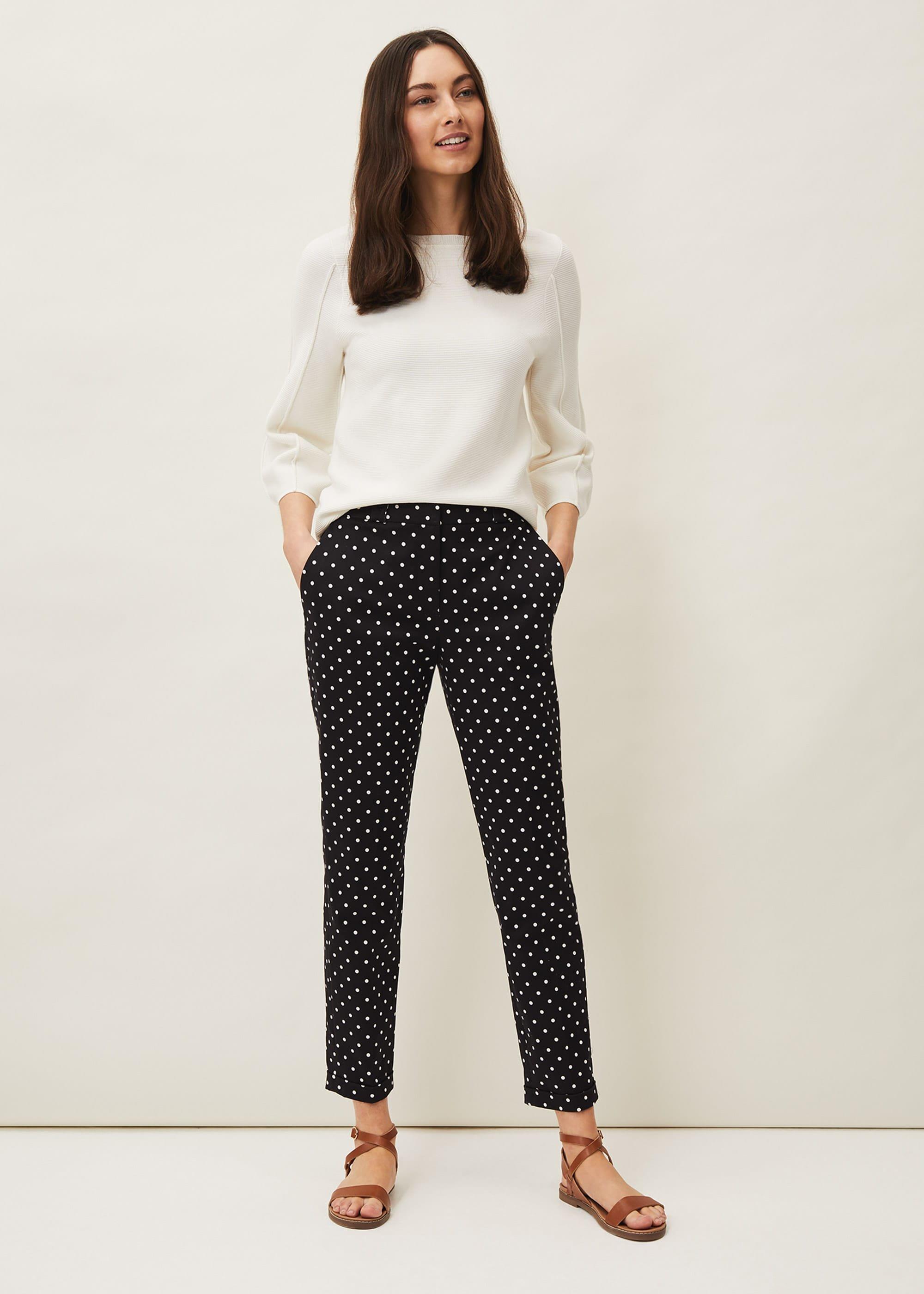 Bea Spot Tapered Trouser
