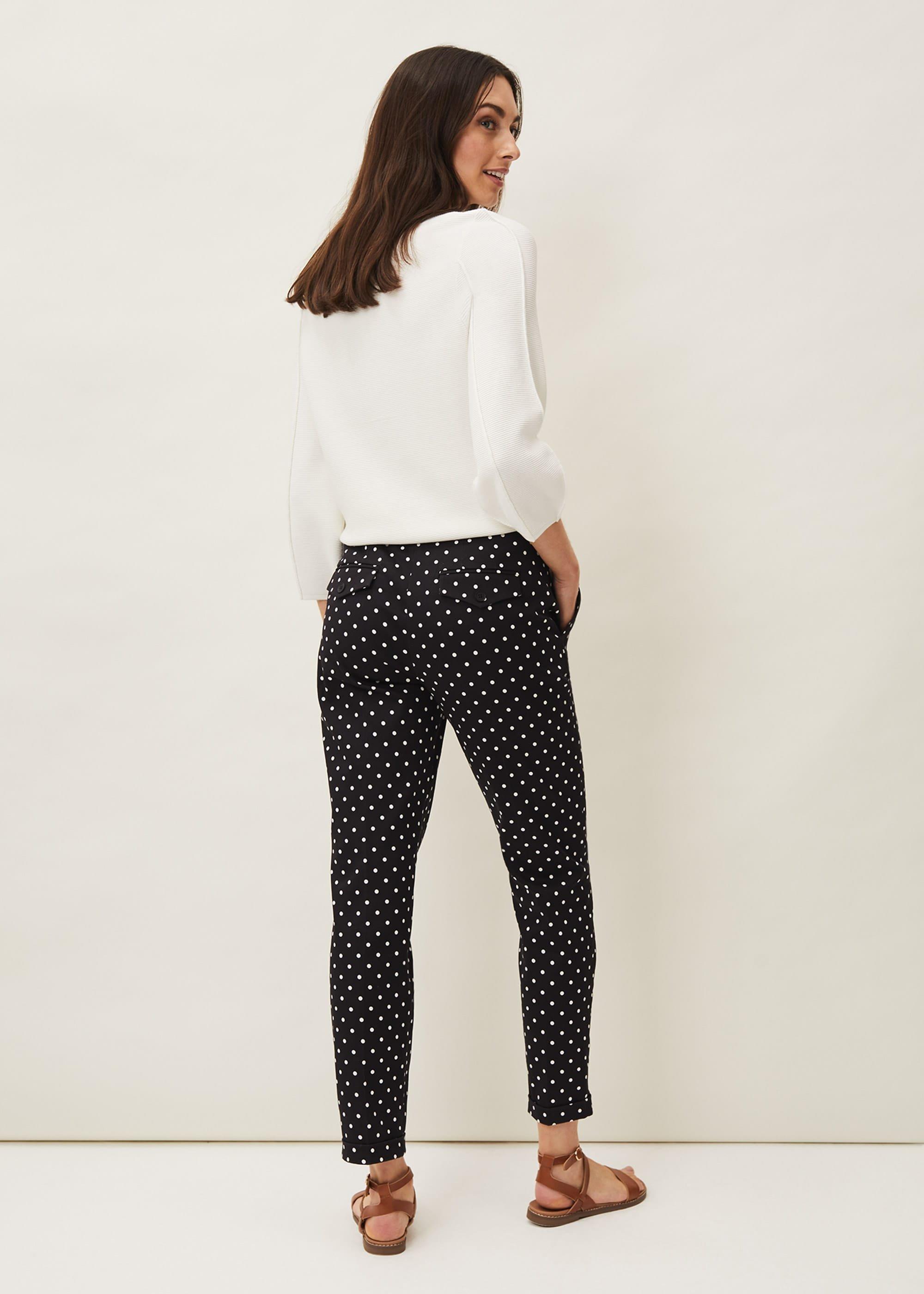 Bea Spot Tapered Trouser