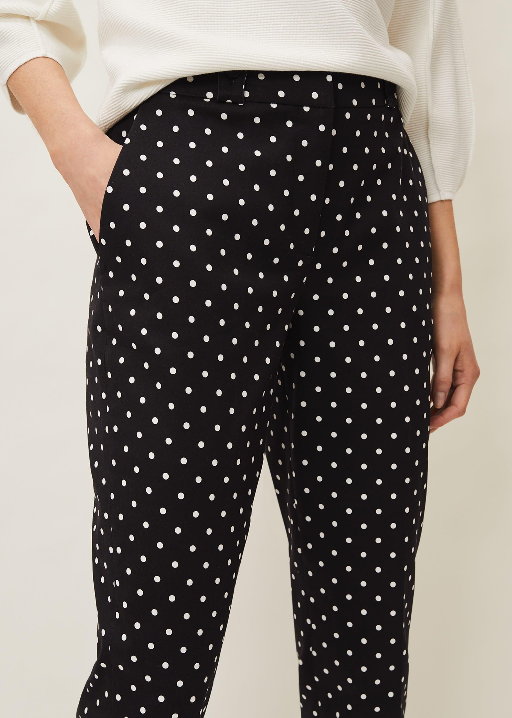 Bea Spot Tapered Trouser