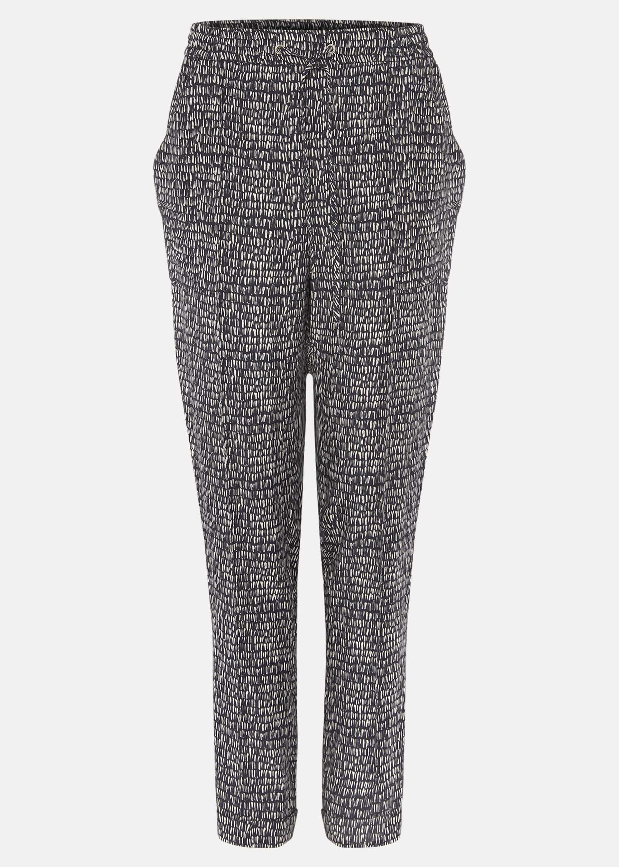 Coletta Abstract Print Tapered Jogger