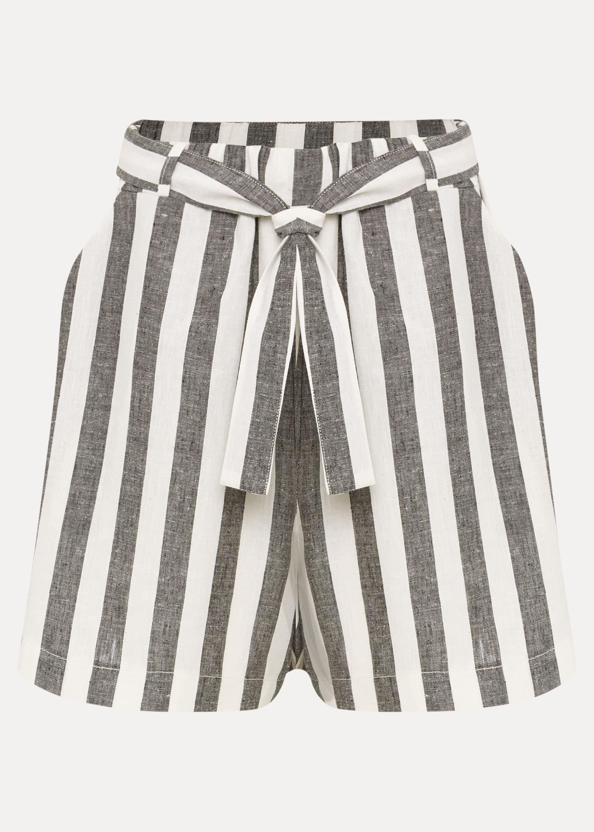 Alison Stripe Linen Short