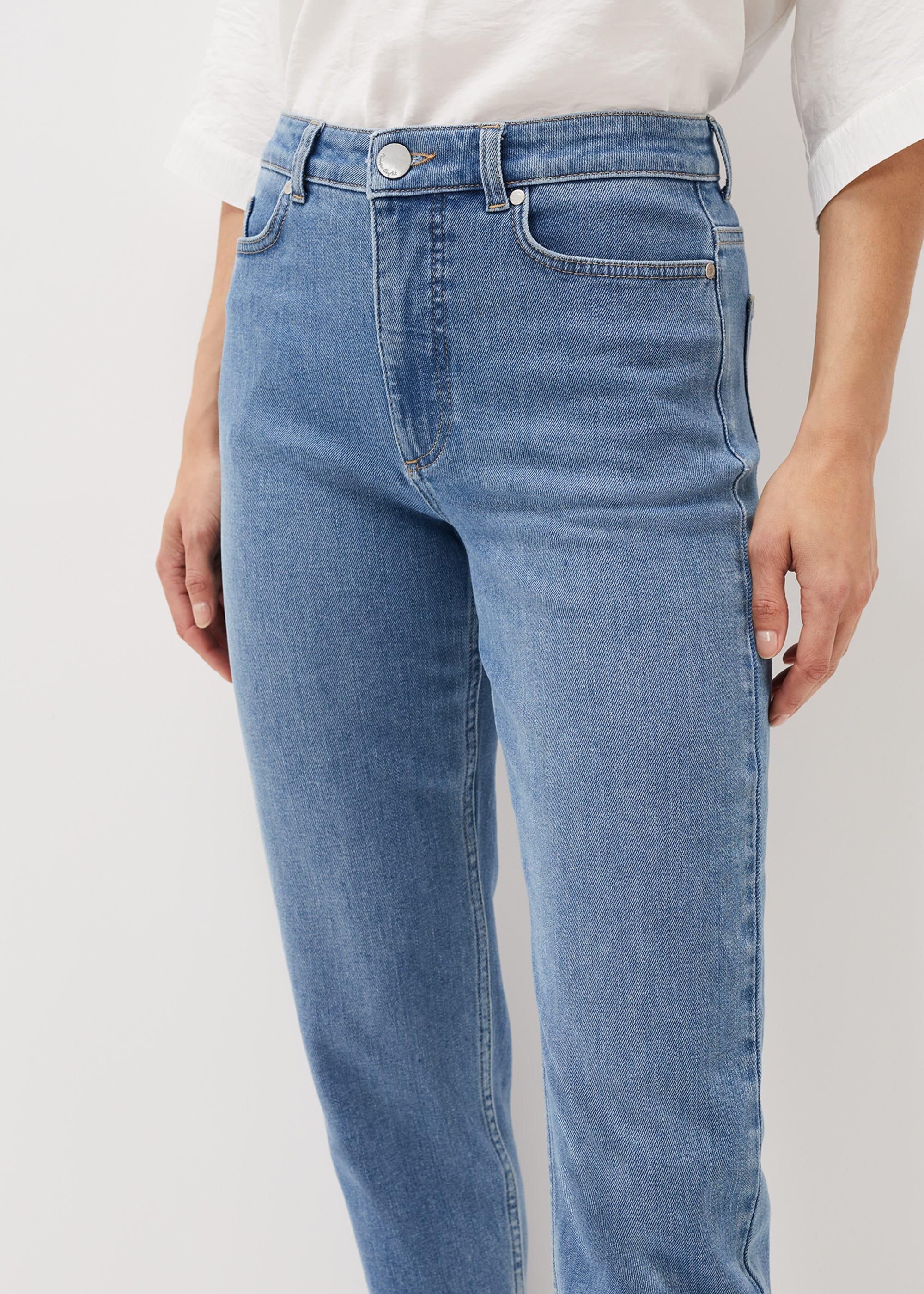Petra Raw Hem Straight Leg Jeans