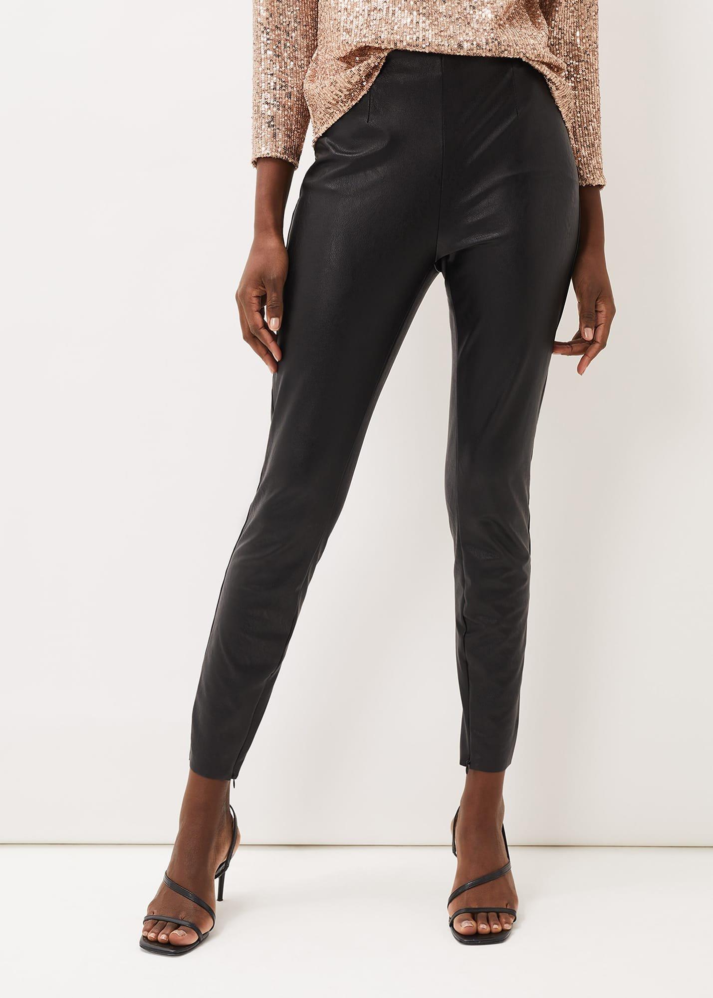 Amina Faux Leather Jegging