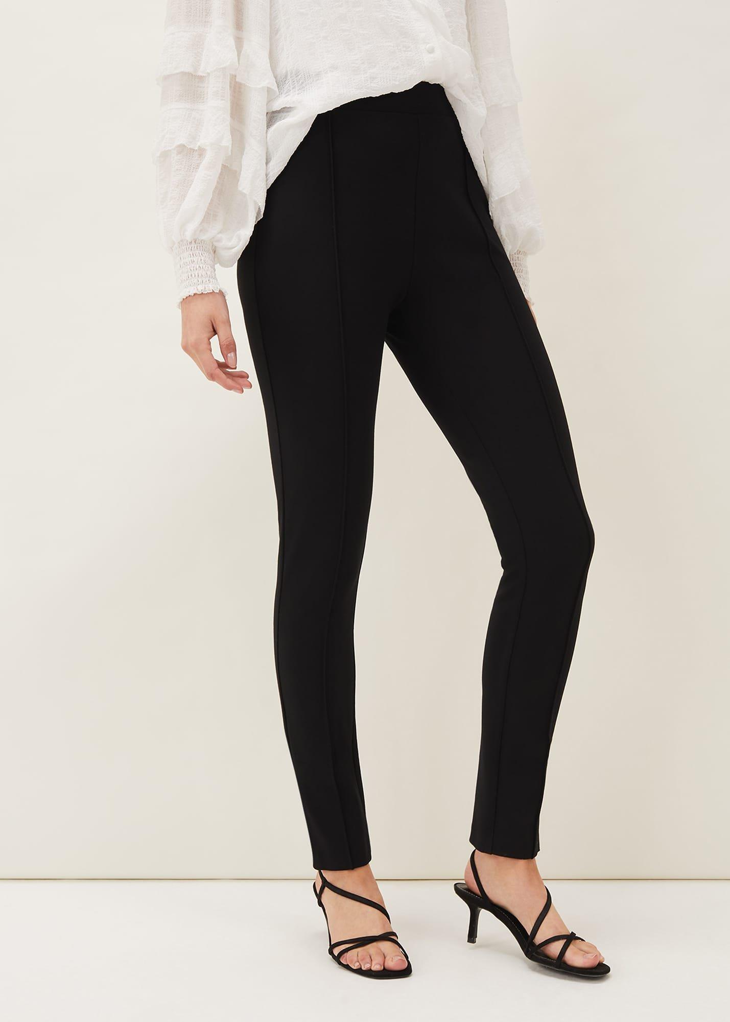 Sabrina Zip Hem Ponte Trousers