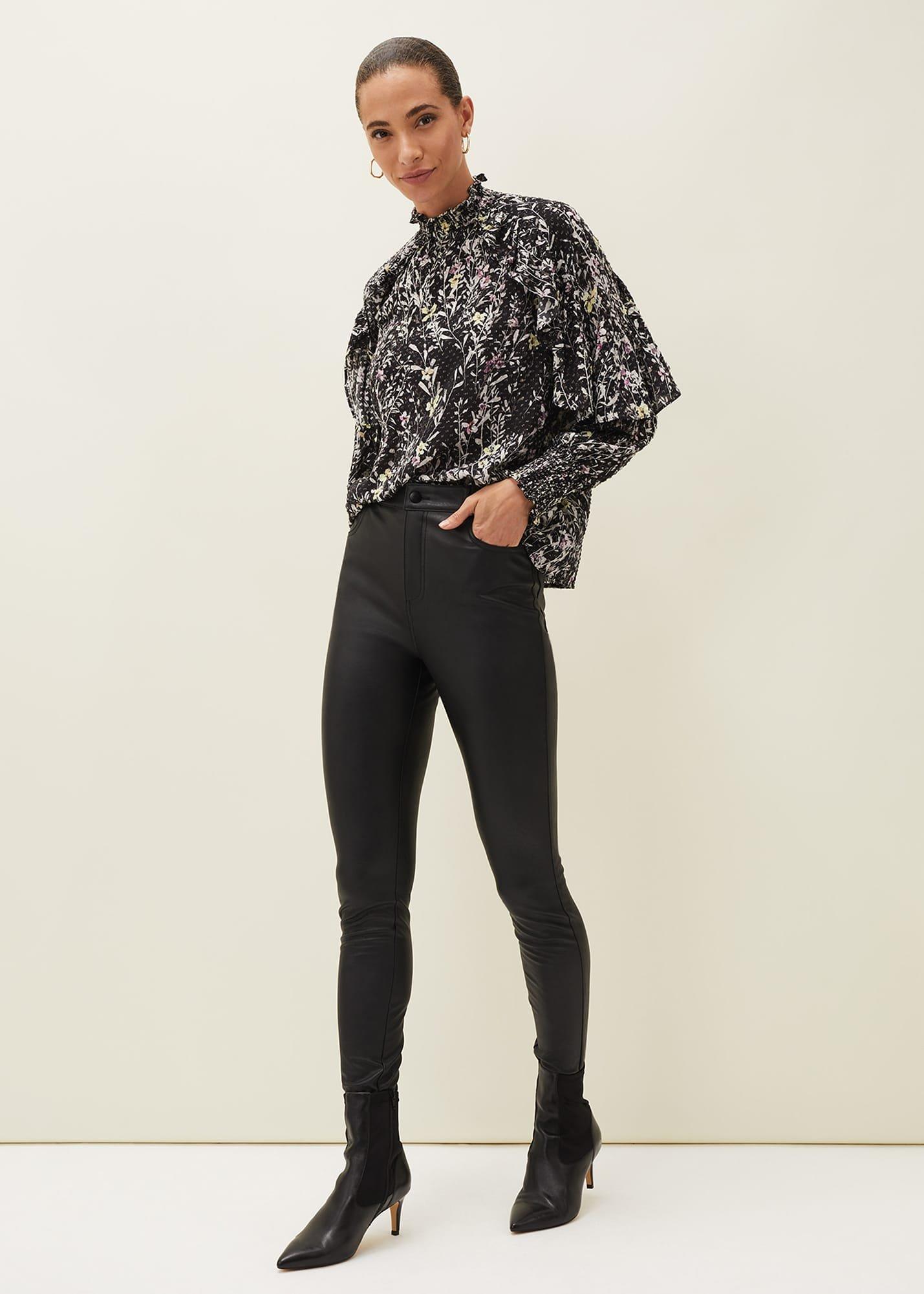 Kristina Faux Leather Skinny Jean