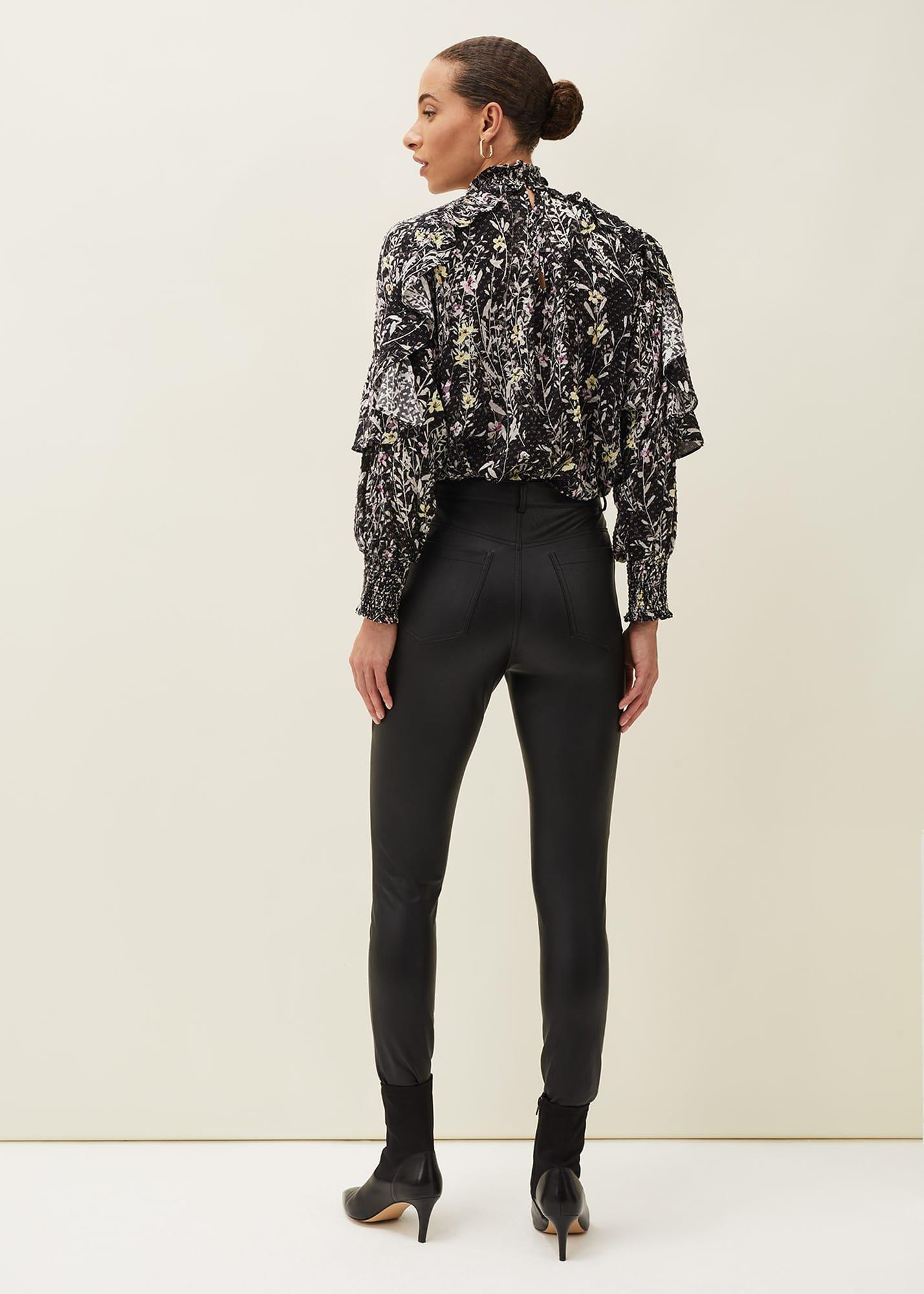 Kristina Faux Leather Skinny Jean