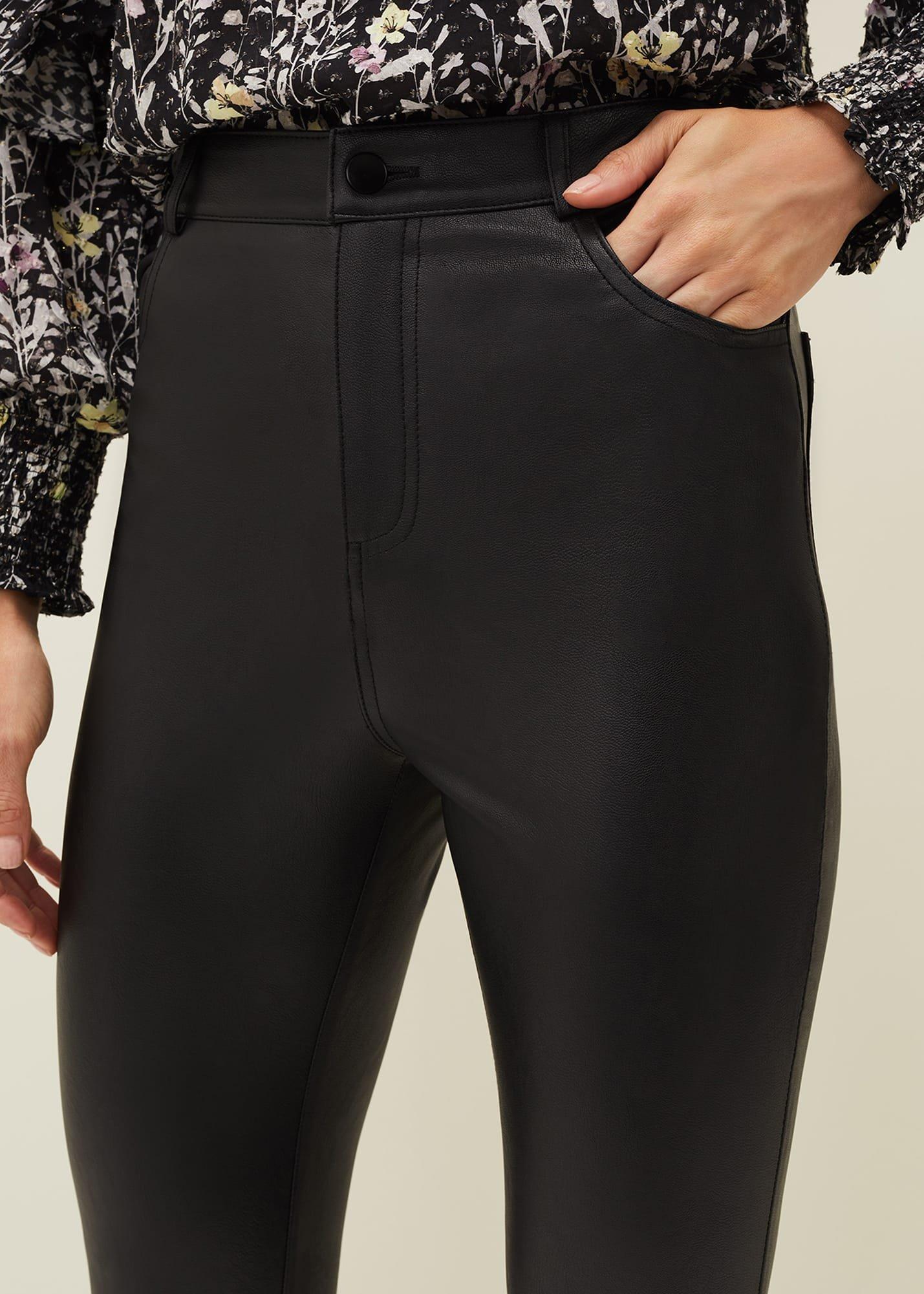Kristina Faux Leather Skinny Jean