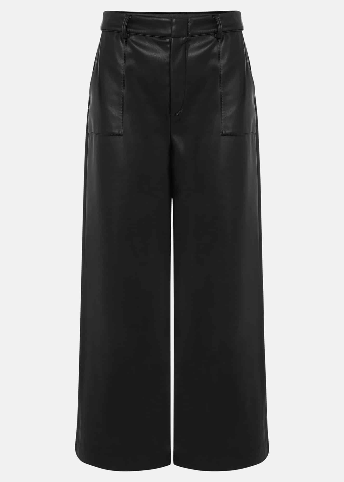 Martha Faux Leather Culottes