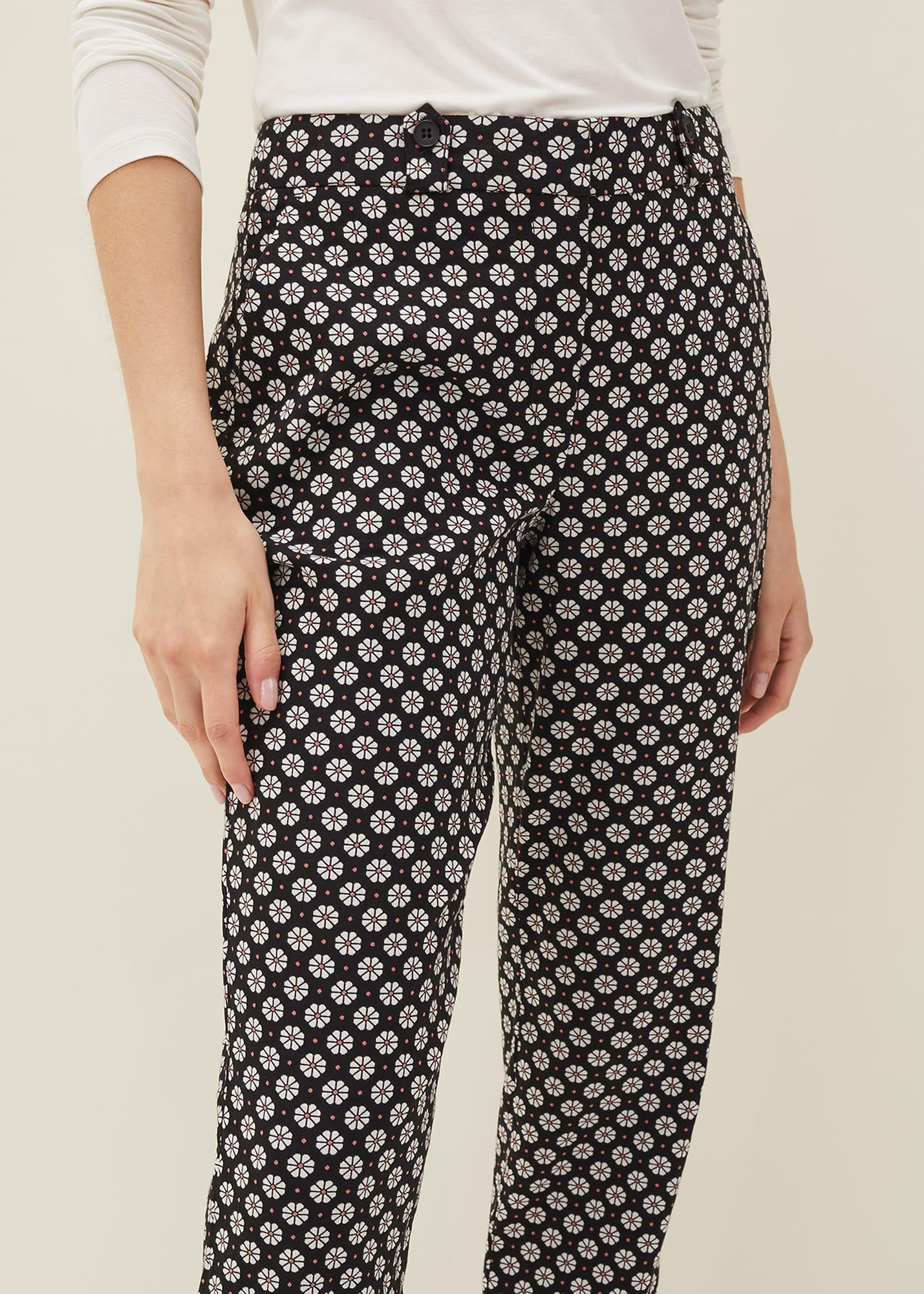 Ryleigh Geometric Print Tapered Trouser