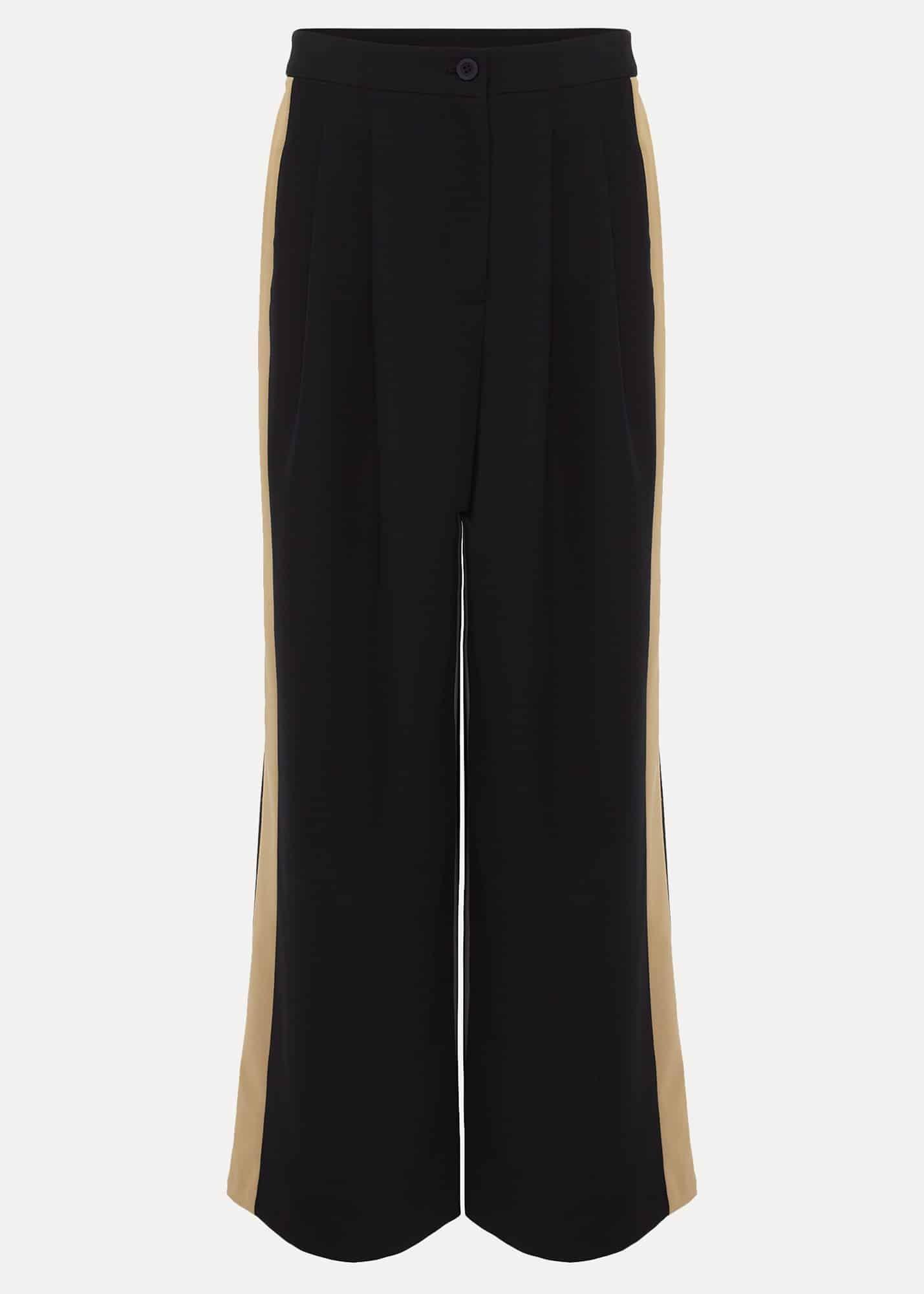 Mae Side Stripe Wide Leg Trouser