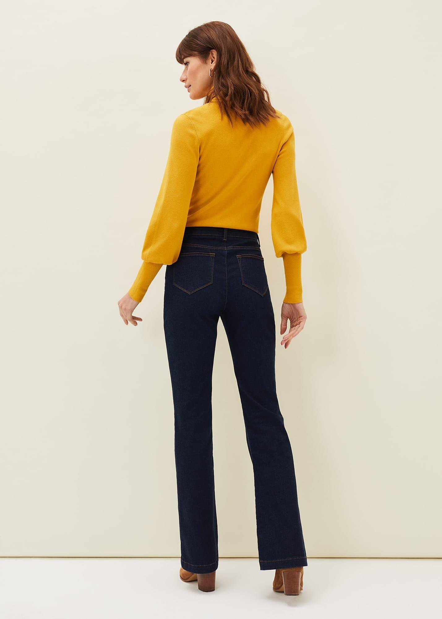 Ayca Bootcut Denim Jeans