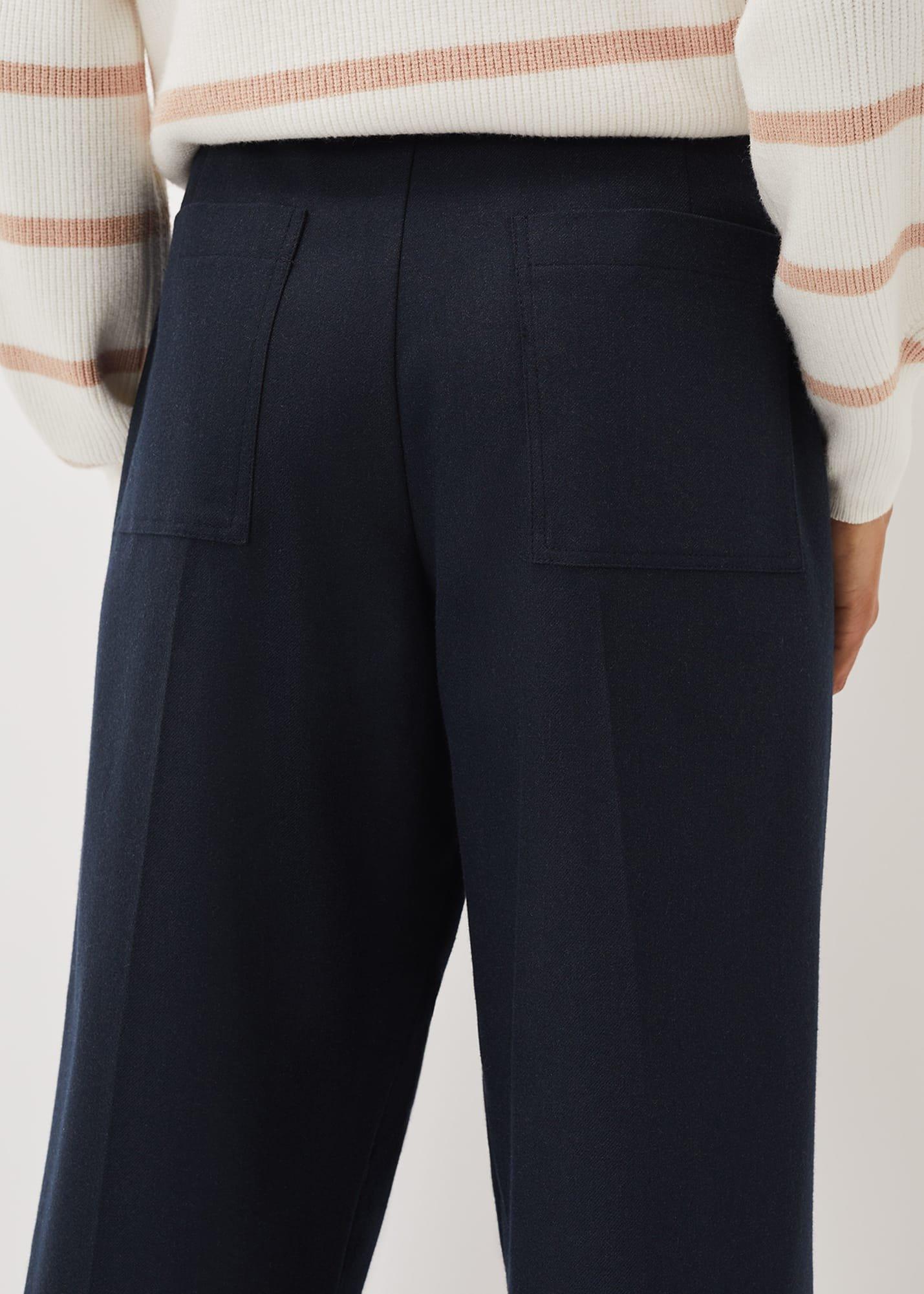 Odette Pleated Crop Trousers