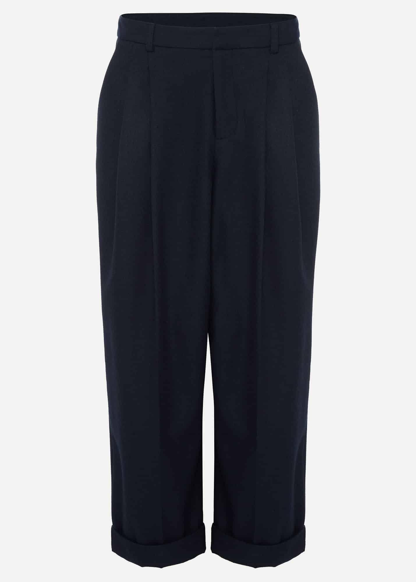 Odette Pleated Crop Trousers