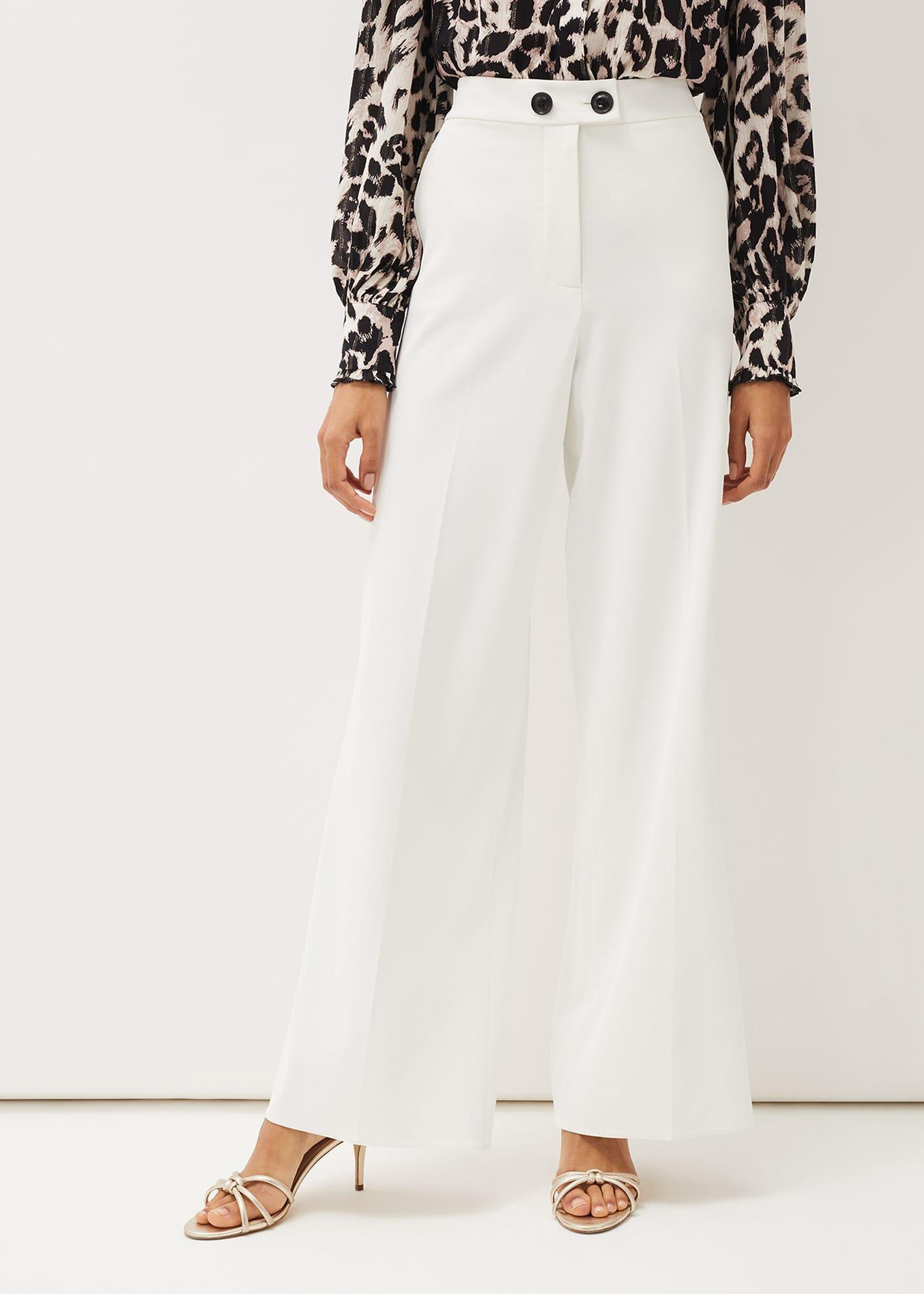 Solange Wide Leg Suit Trousers