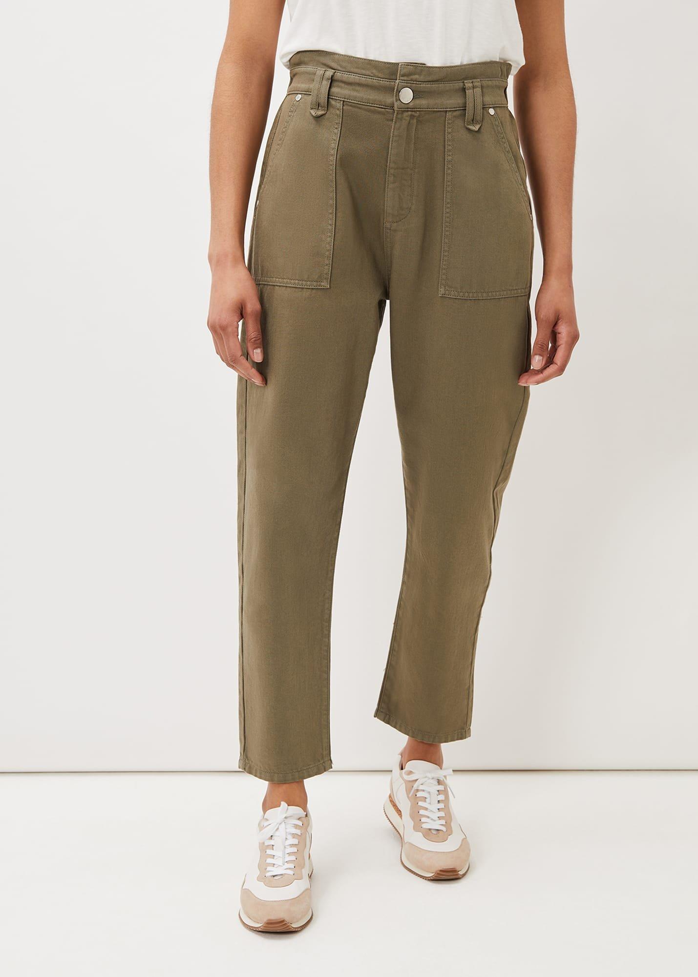 Nadina Paper Bag Waist Jeans