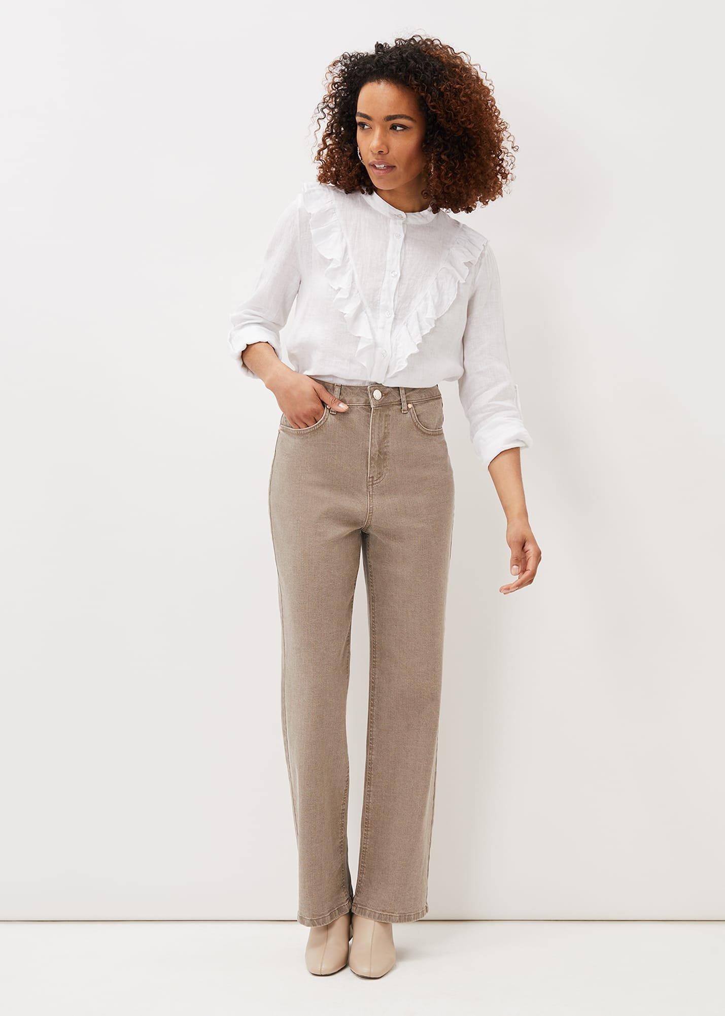 Eleyana Clay Dye Wide Leg Jean