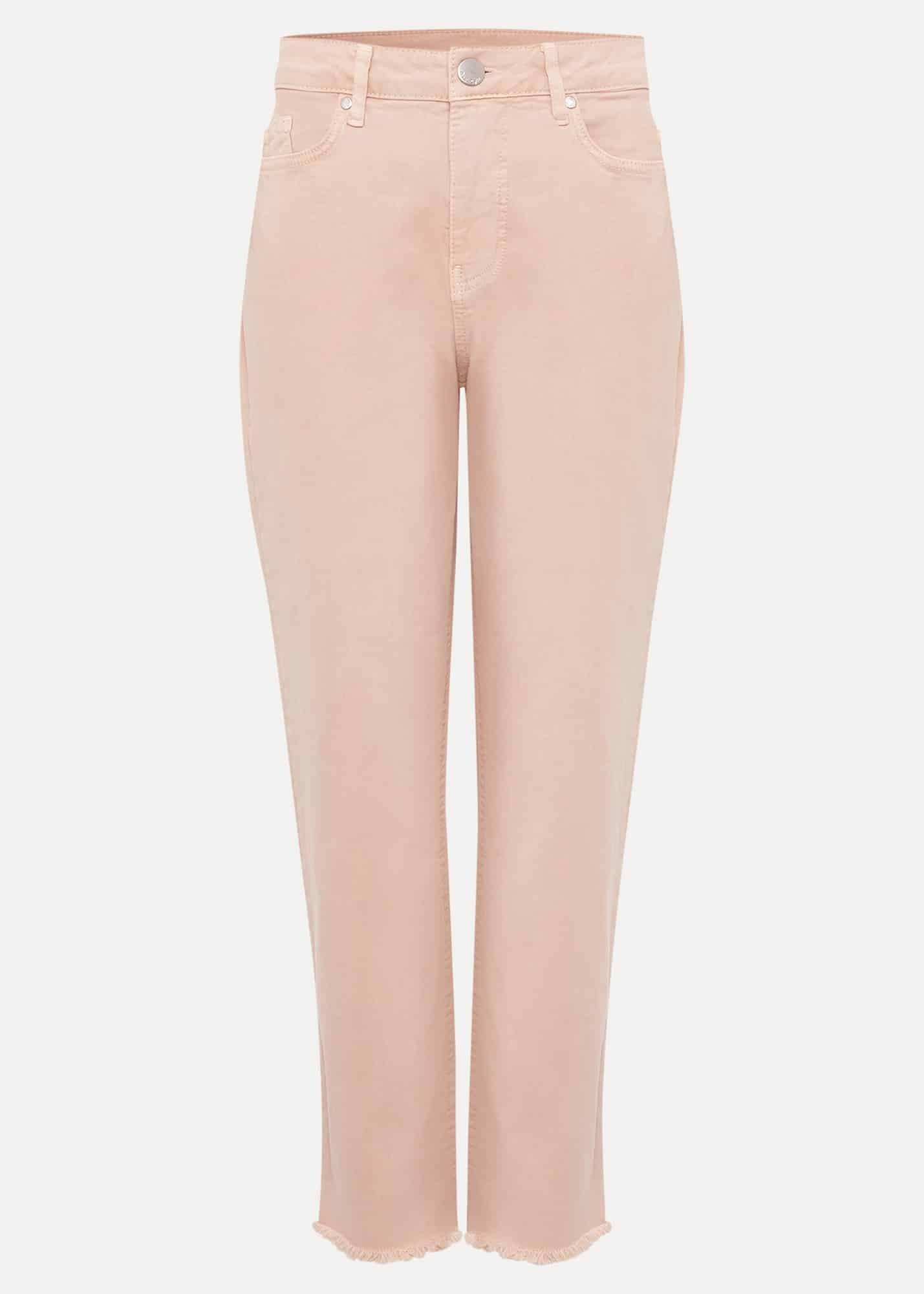 Petra Raw Hem Straight Leg Jean