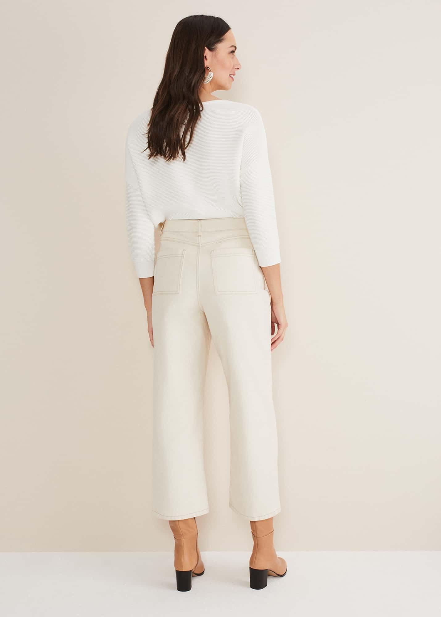 Nell Organic Denim Wide Leg Jean