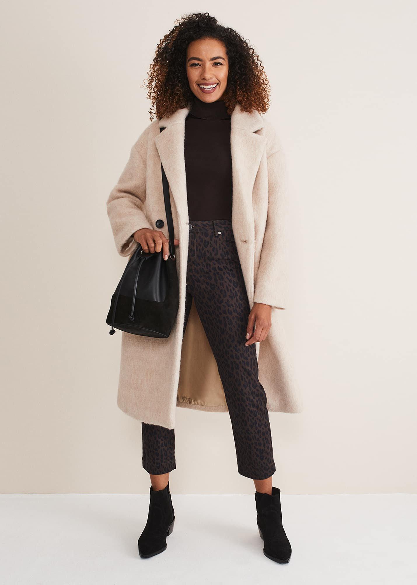 Ramona Leopard Print Straight Leg Jean