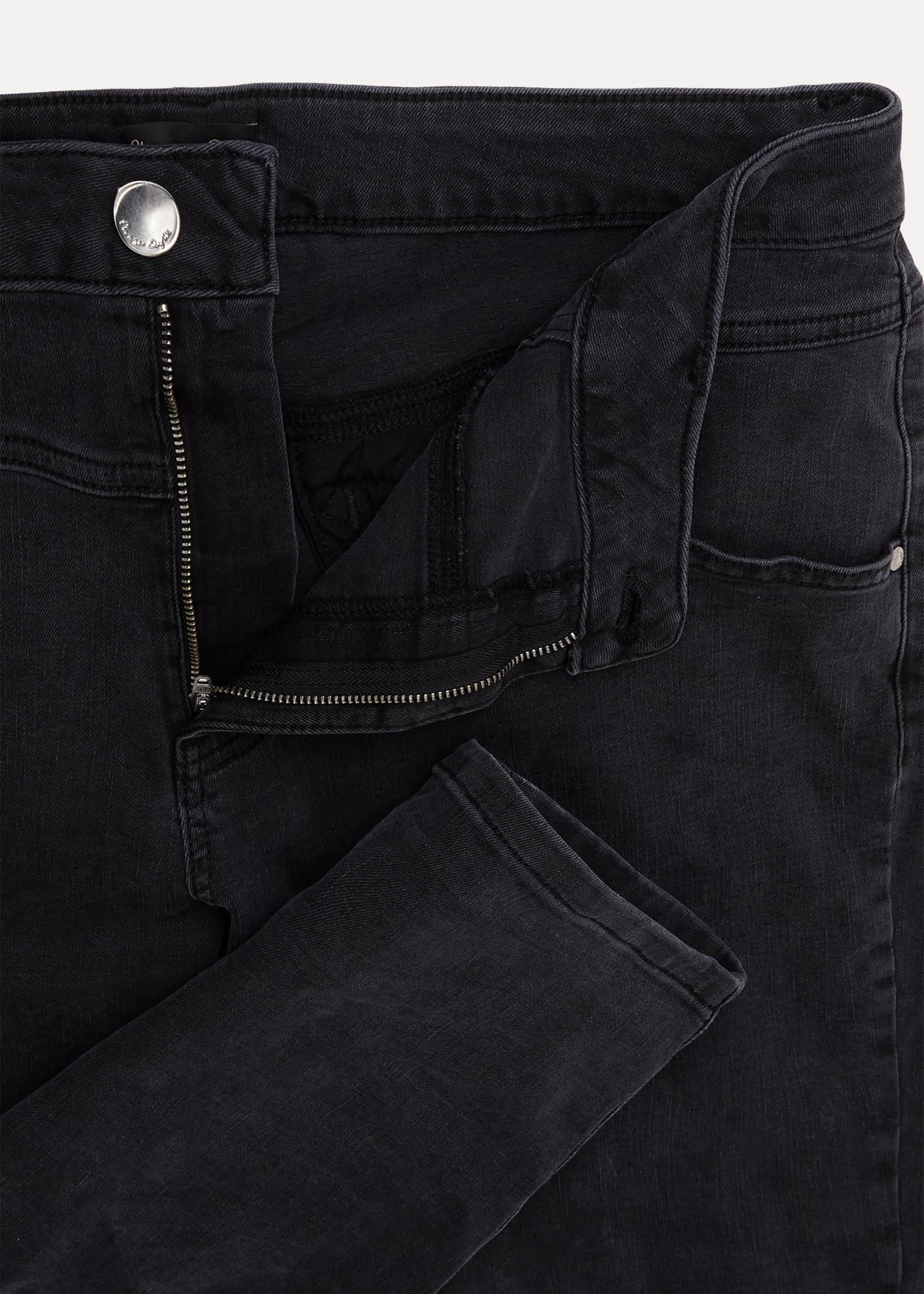Hailee Topstitch Skinny Jeans