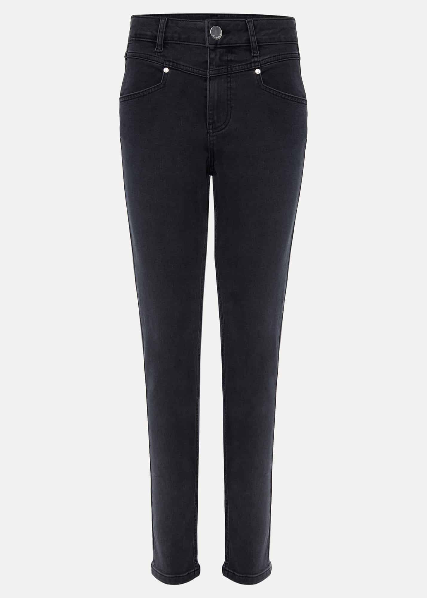 Hailee Topstitch Skinny Jeans