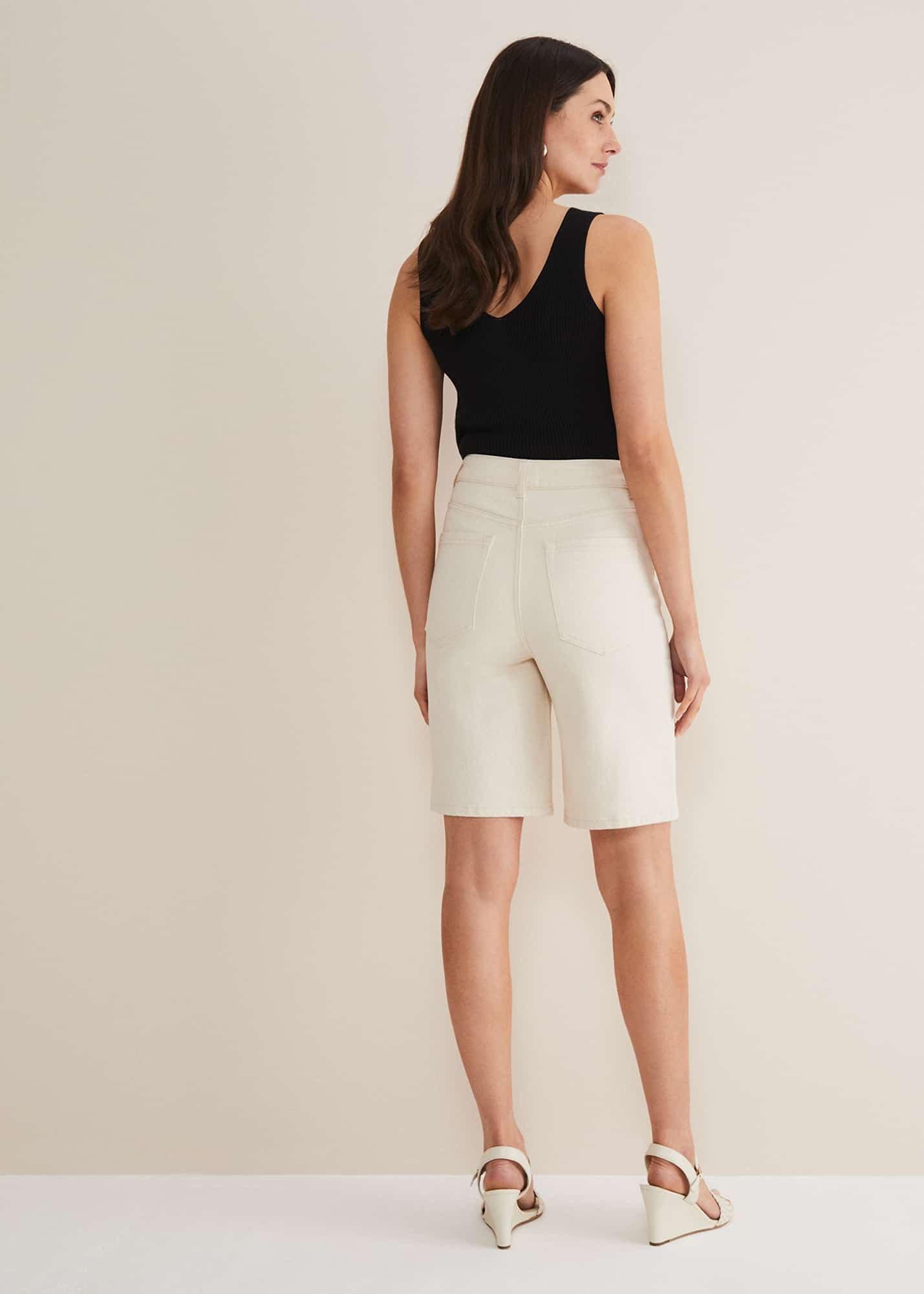 Telissa Denim Bermuda Shorts