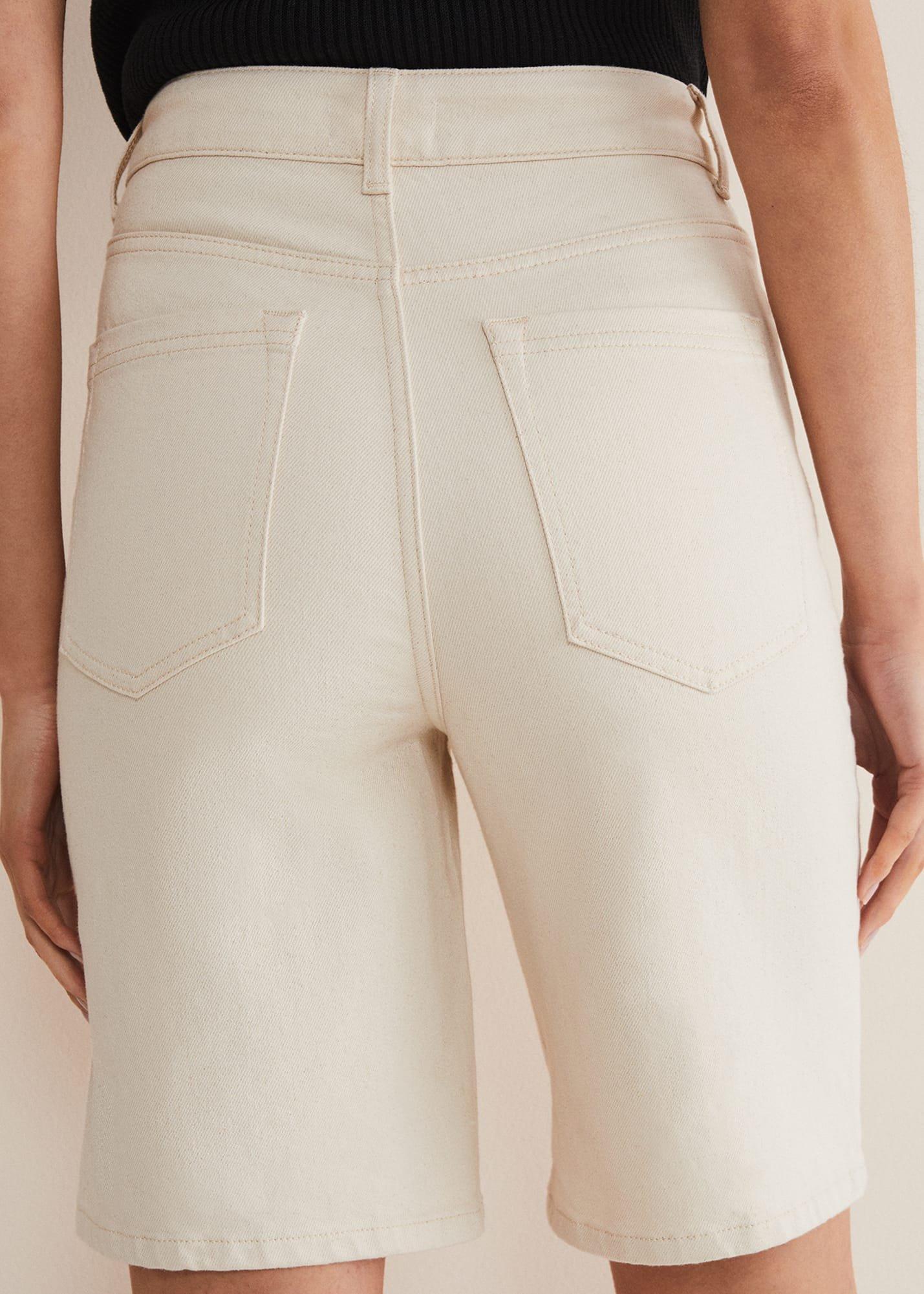 Telissa Denim Bermuda Shorts