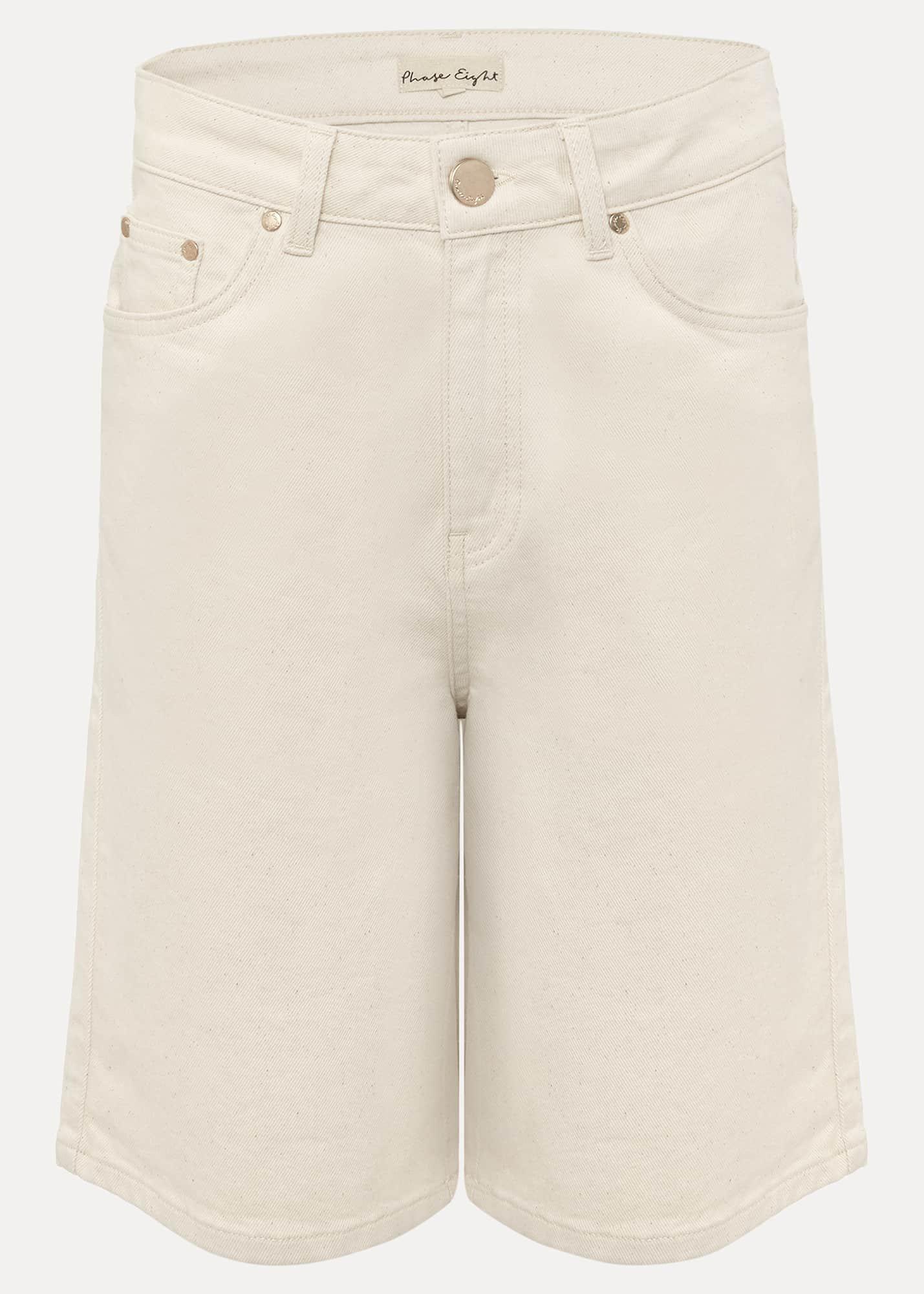 Telissa Denim Bermuda Shorts