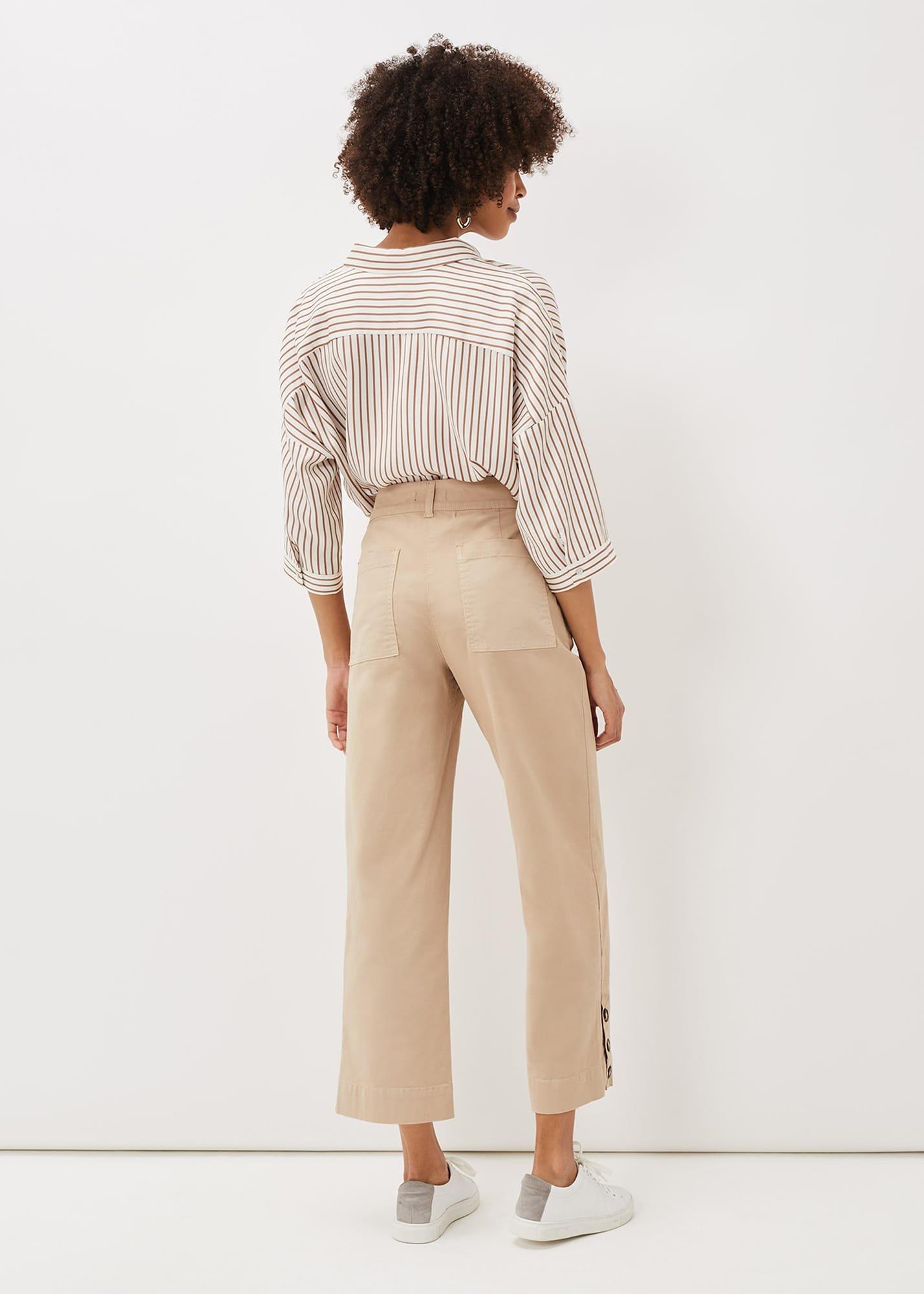 Parissa Button Hem Chino Trouser