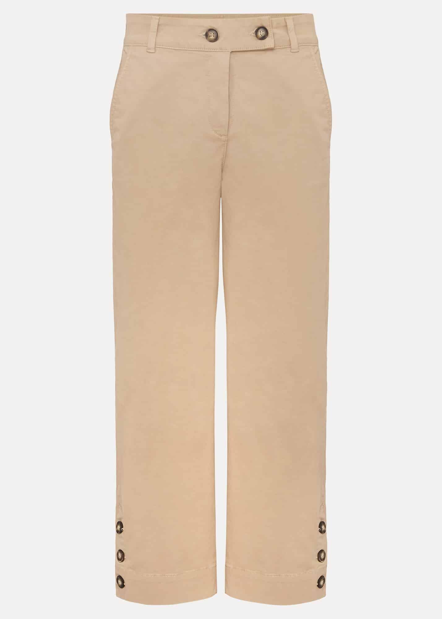 Parissa Button Hem Chino Trouser
