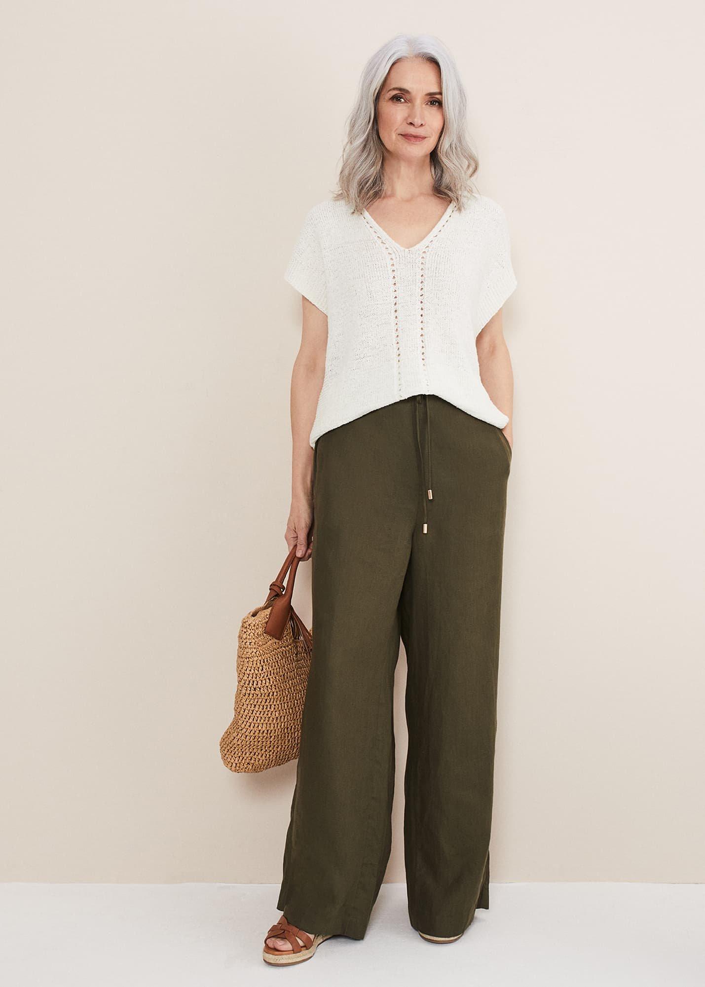 Lolita Drawstring Linen Trouser