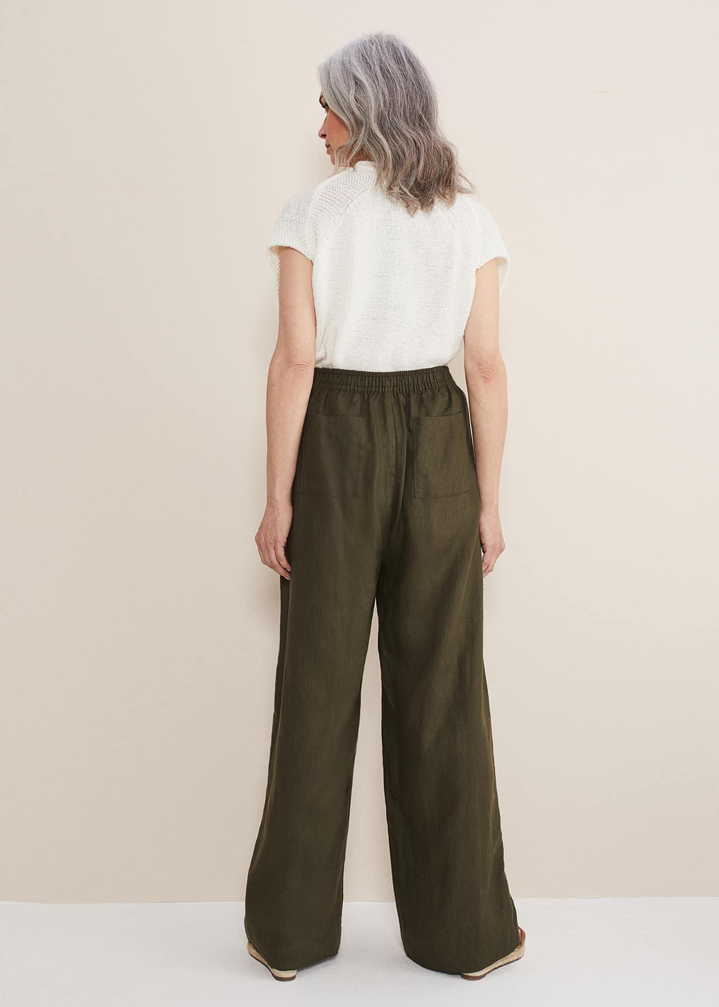 Lolita Drawstring Linen Trouser