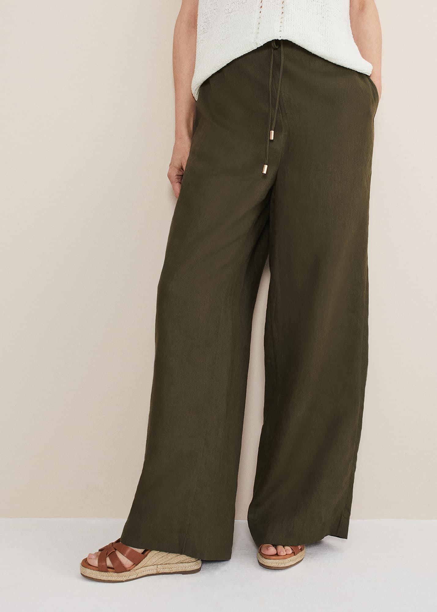 Lolita Drawstring Linen Trouser