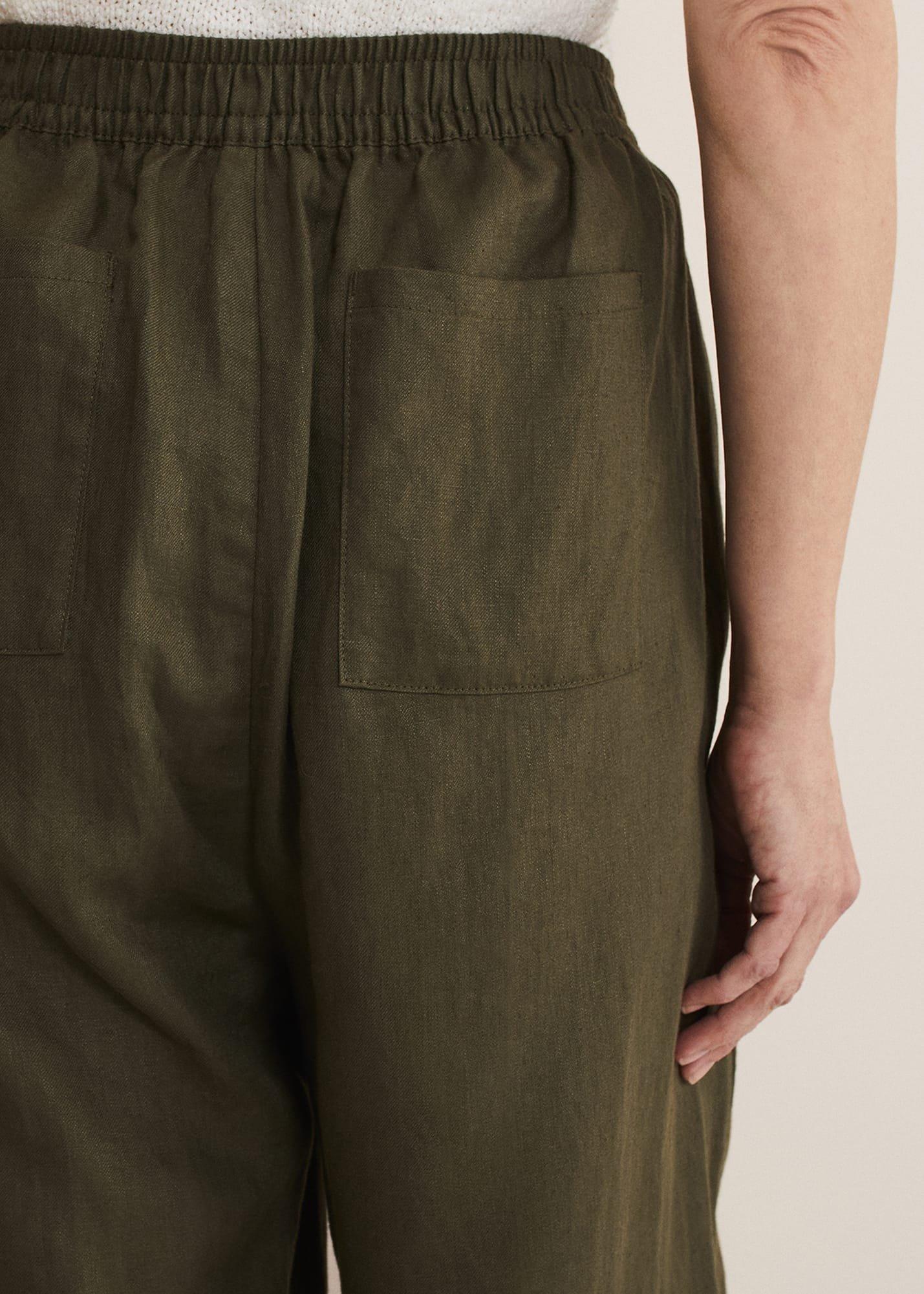 Lolita Drawstring Linen Trouser