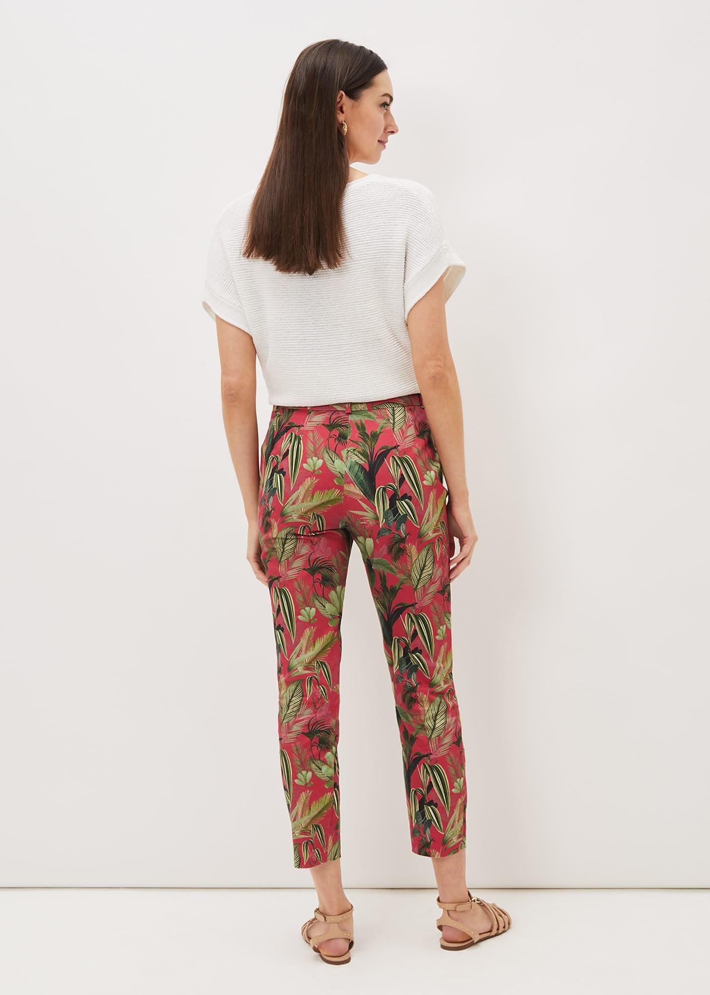 Desta Tropical Print Trouser