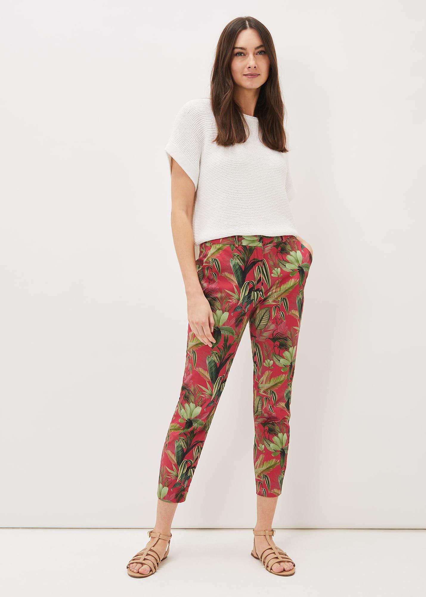 Desta Tropical Print Trouser