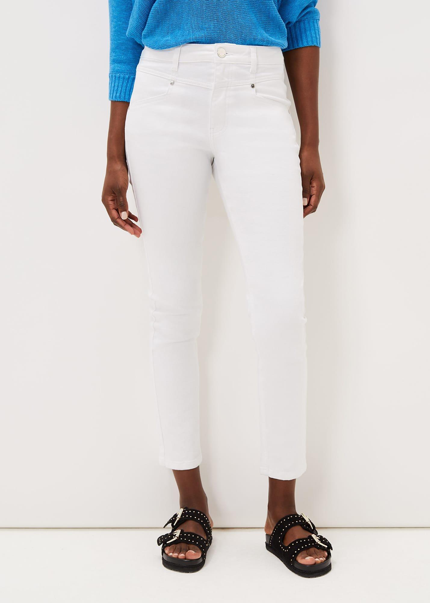 Hailee Topstitch Skinny Jeans Long