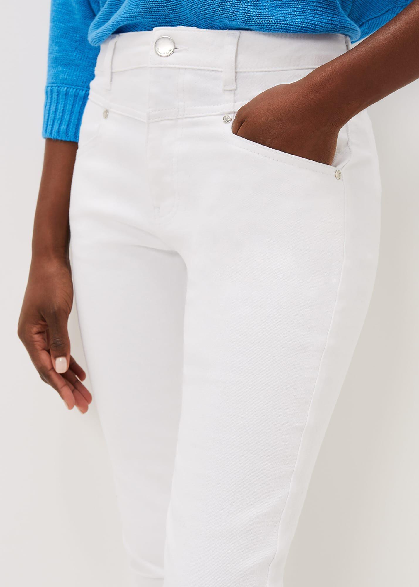Hailee Topstitch Skinny Jeans Long
