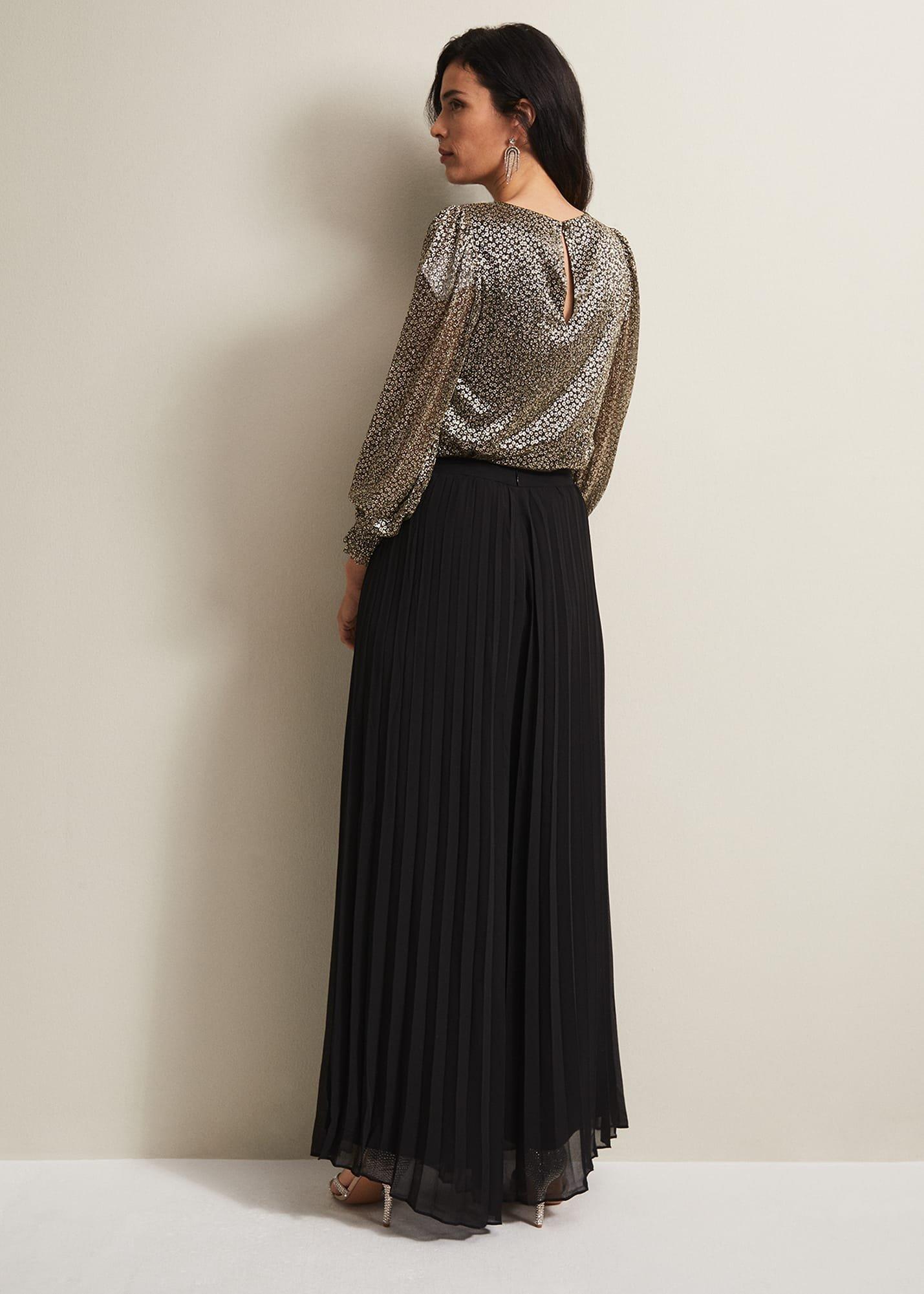 Sylvie Pleat Wide Leg Trousers