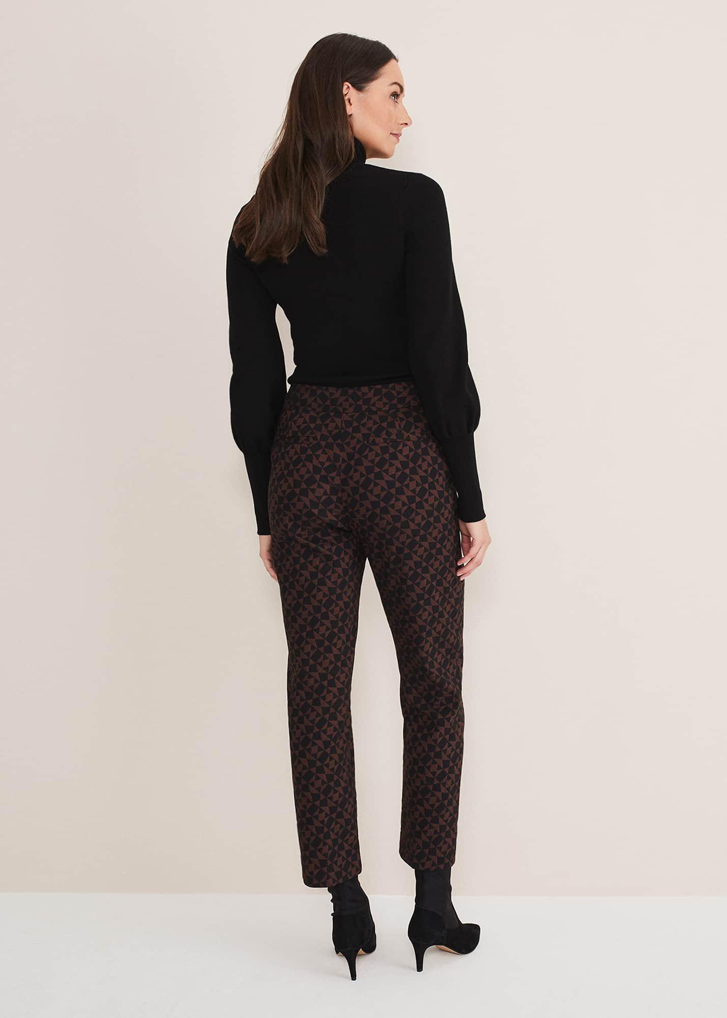 Mackenzie Geo Jacquard Tapered Trouser