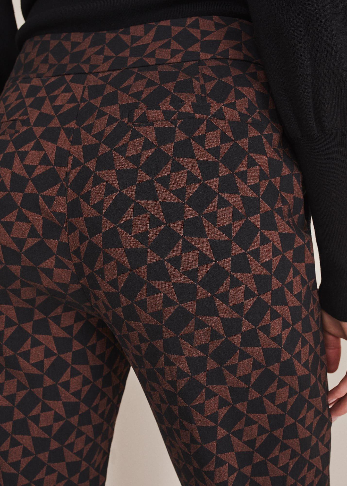 Mackenzie Geo Jacquard Tapered Trouser