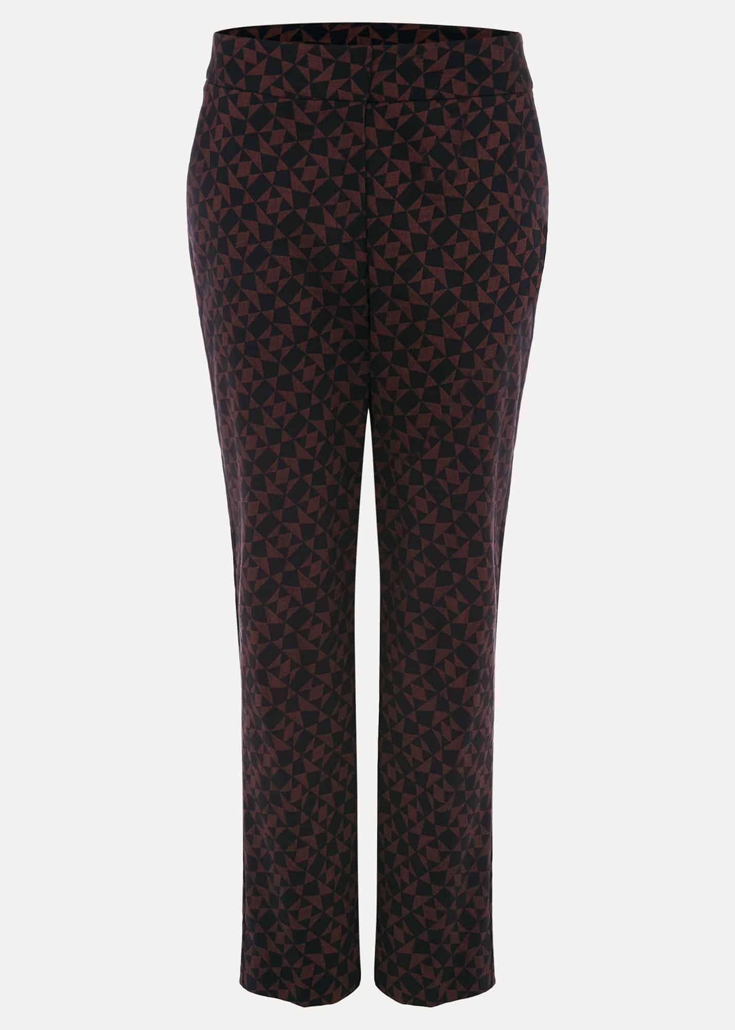 Mackenzie Geo Jacquard Tapered Trouser